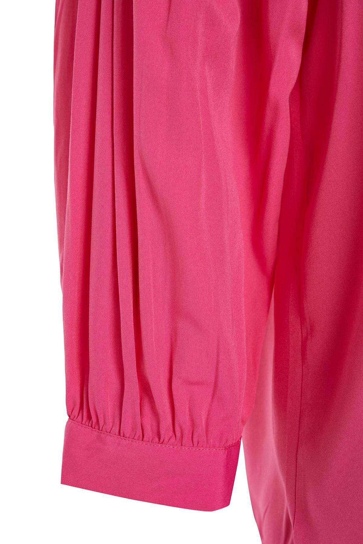 Pink Relaxed Plus Size Shirt, , large image number 6