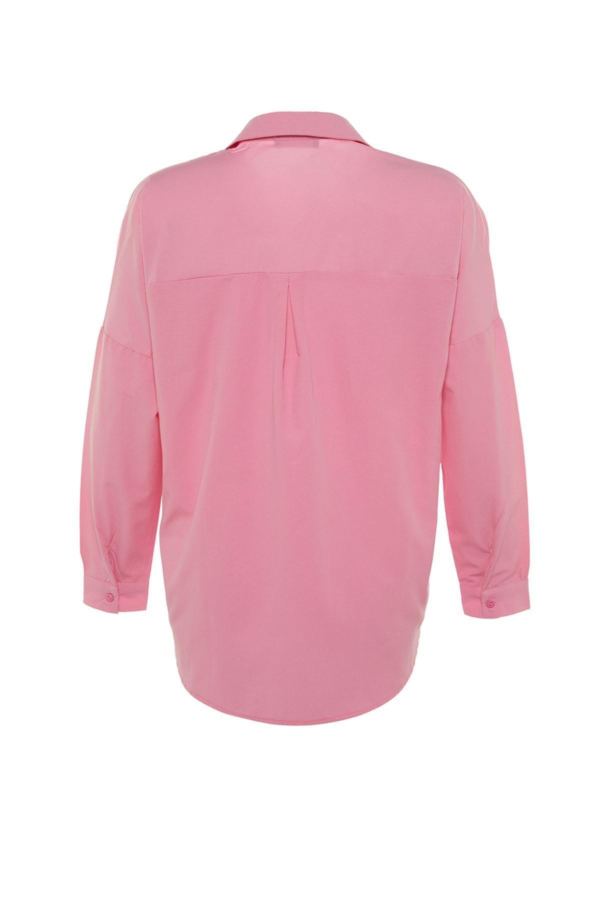 Pink Oversize Shirt, , large image number 6