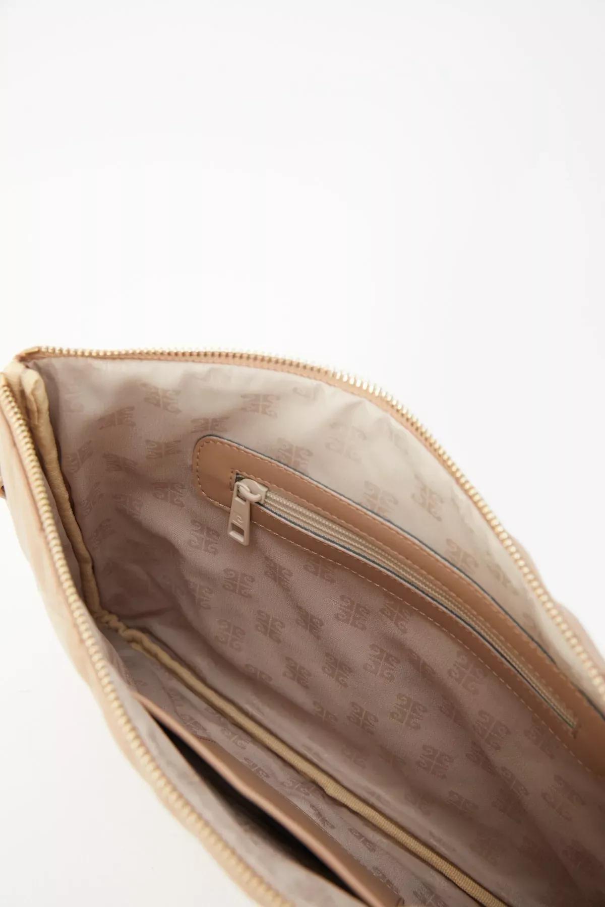 Brown Portfolio Clutch Bag, Soil, large image number 4