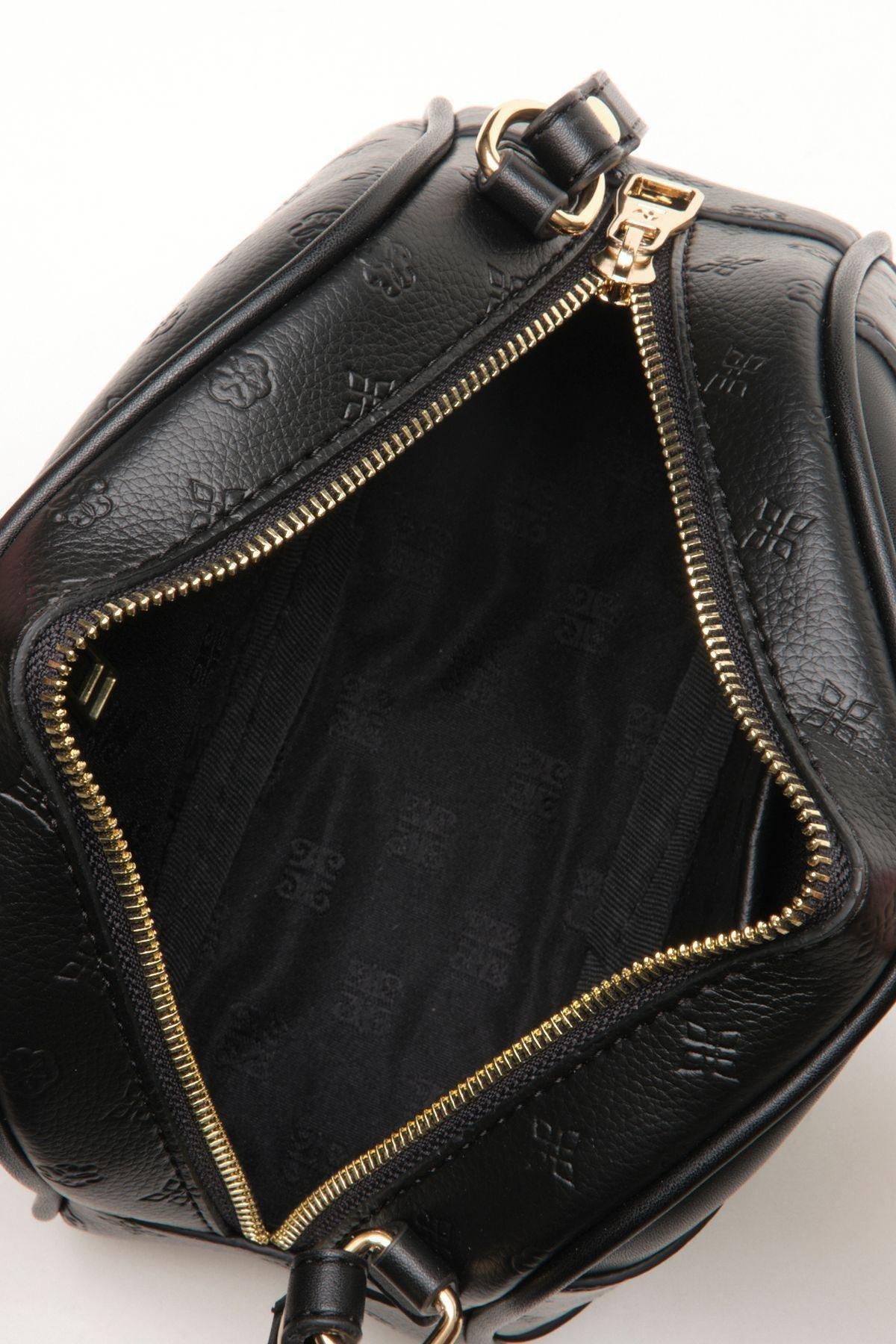 Womens Floater Black Shoulder Bag 05PO22Y1534, 1 pc, C101_6547, large image number 3