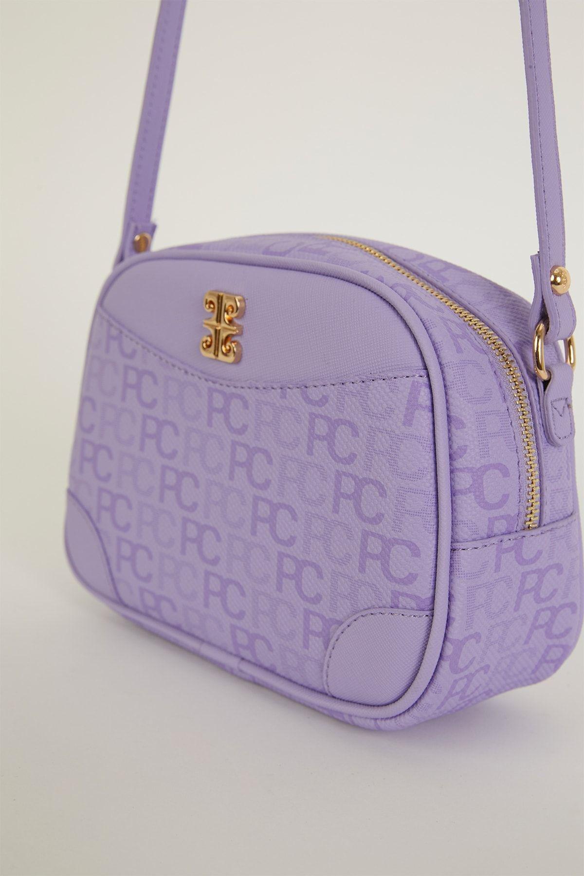 Lavender Trample Alphabet Shoulder Bag, C101_6736, large image number 0