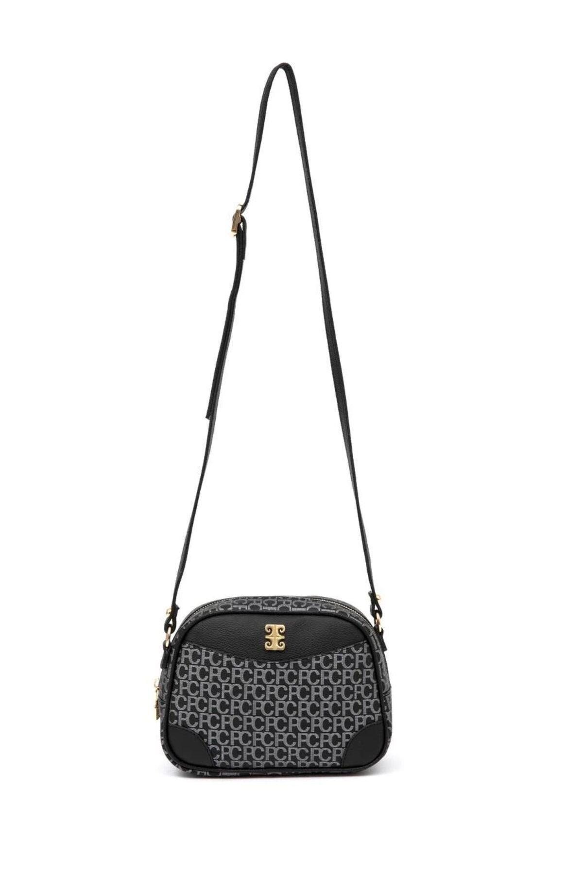 Black Small Alphabet Womens Shoulder Bag 05Po22Y1534, 1 pc, C101_6797, large image number 1