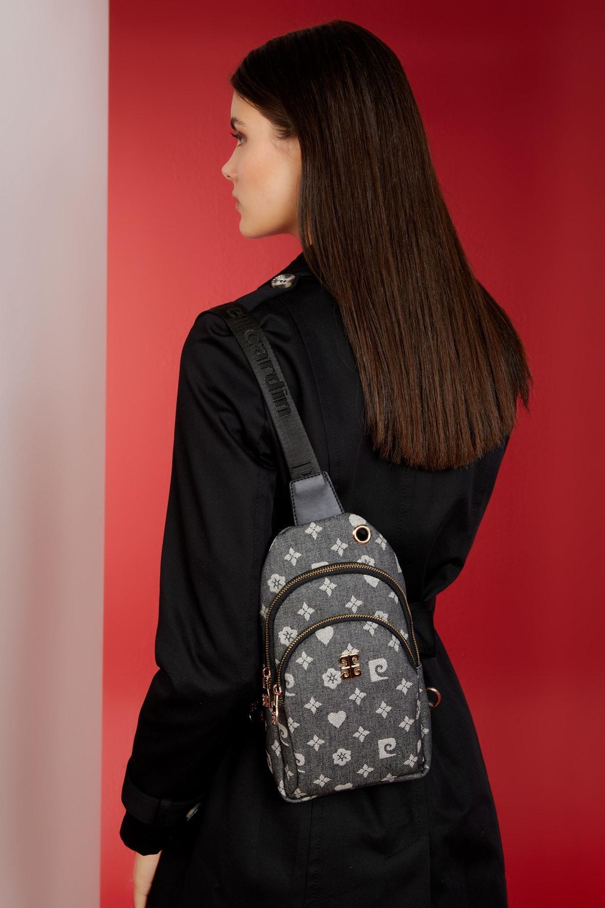 Black Jeans Shoulder Bag, C101_6588, large image number 0