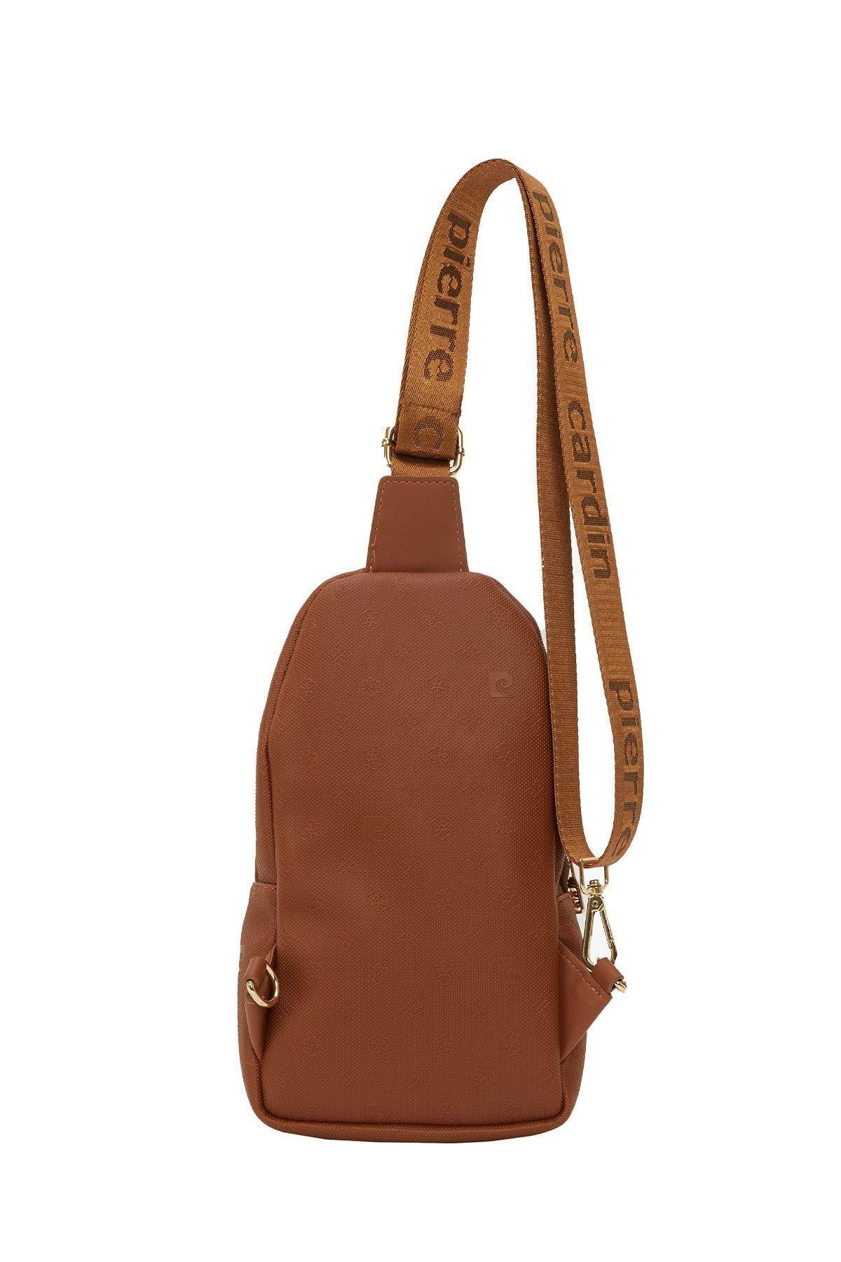 Brown Print Shoulder Bag, C101_6779, large image number 3