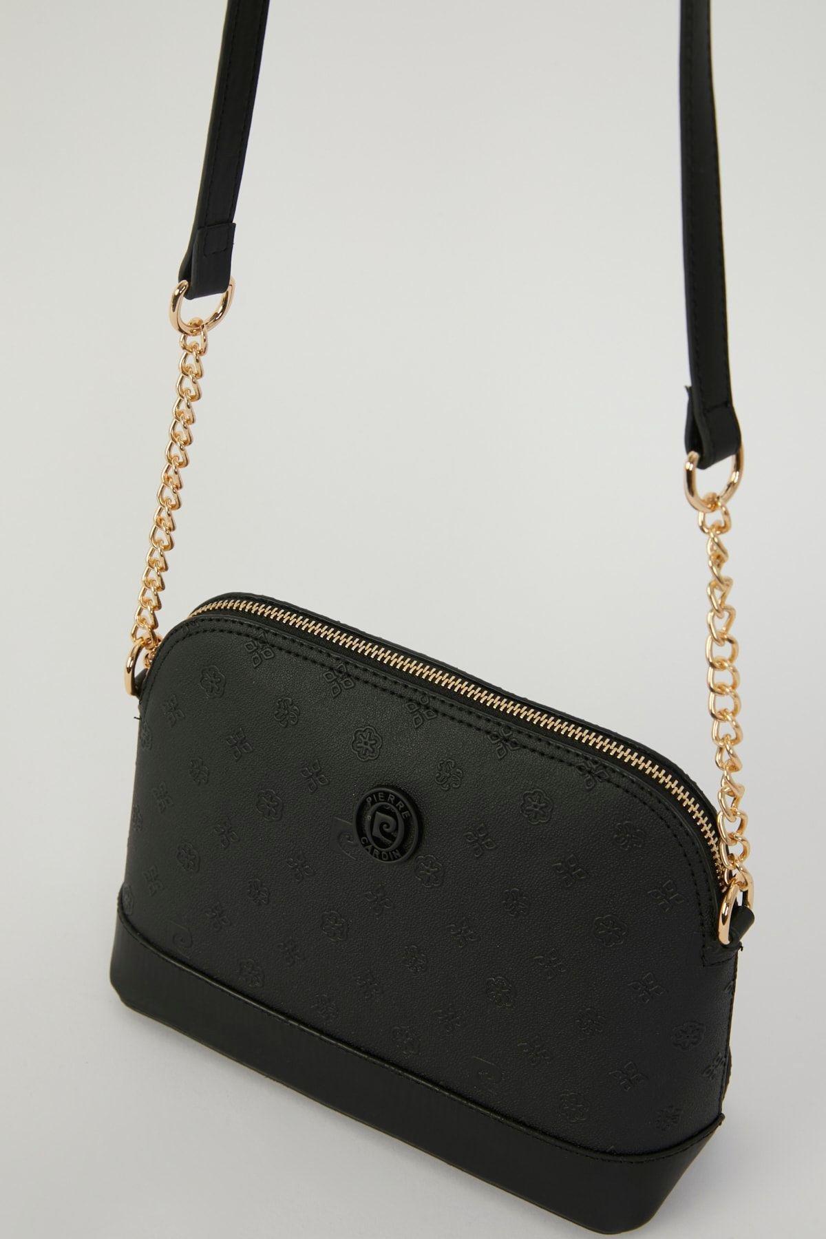 Black Print Shoulder Bag, C101_6784, large image number 3