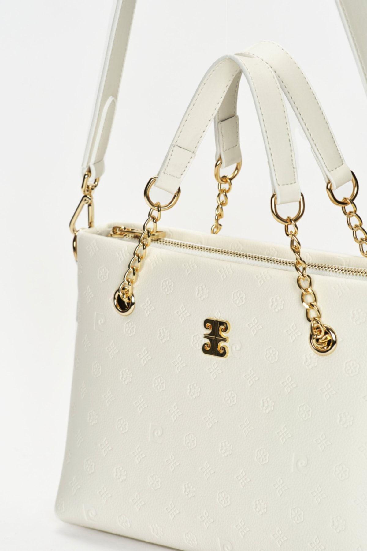 White Floater Shoulder Bag, C101_6645, large image number 1