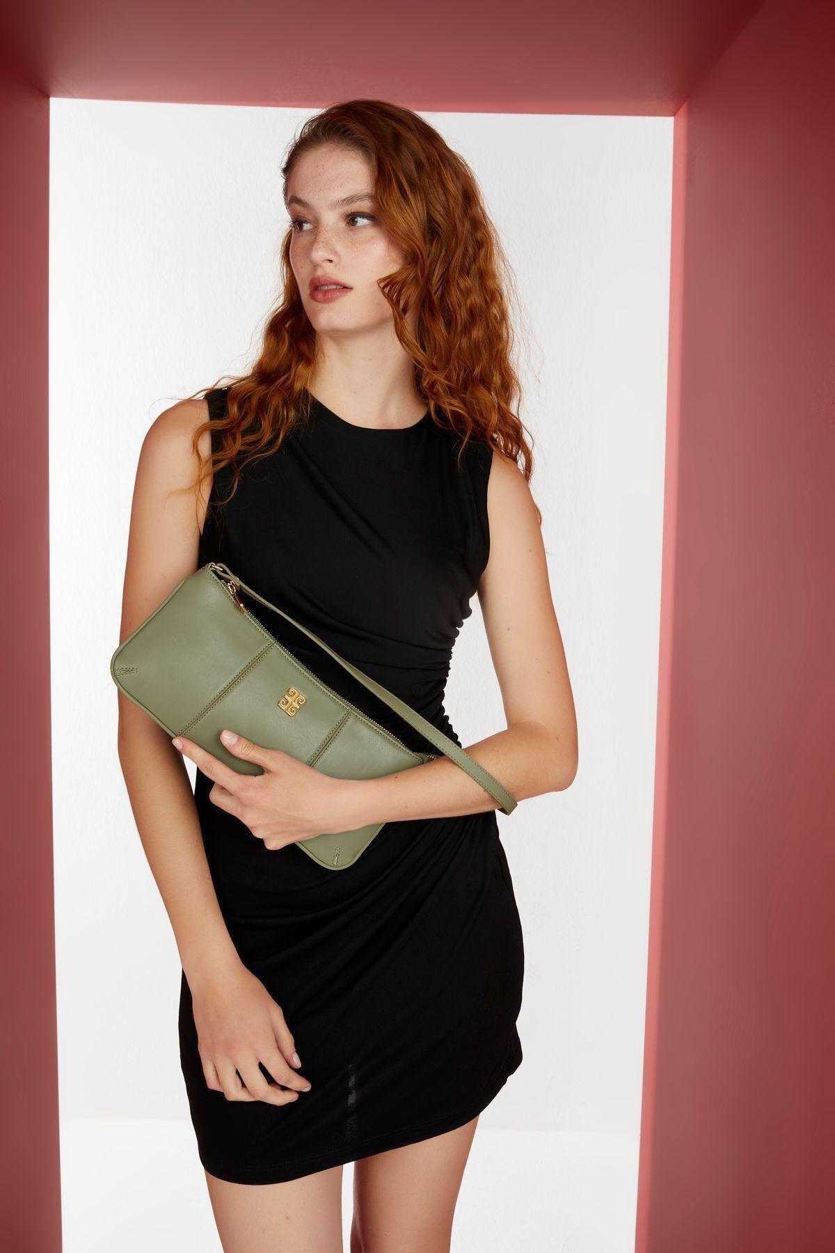 Green Lux Soft Asos Shoulder Bag, C101_6602, large image number 0