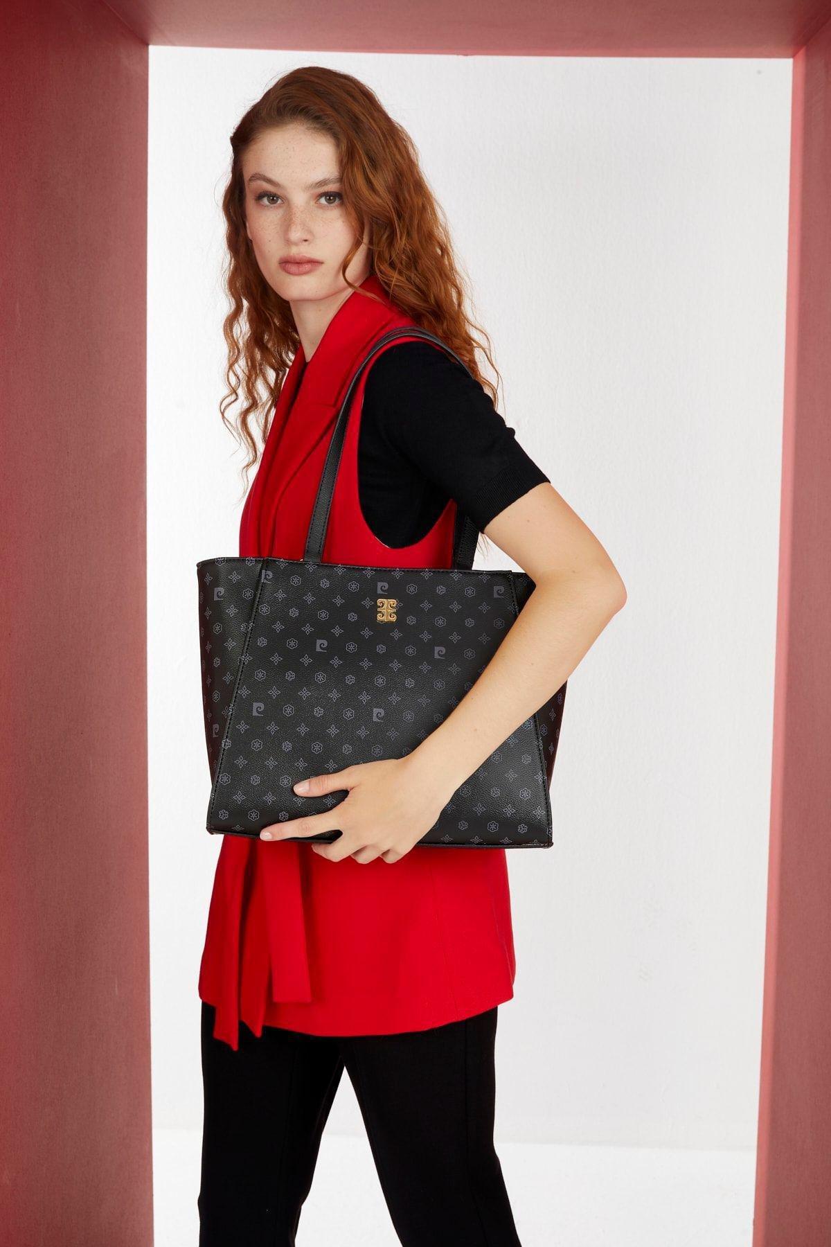 Black Monogram Shoulder Bag, C101_6495, large image number 0