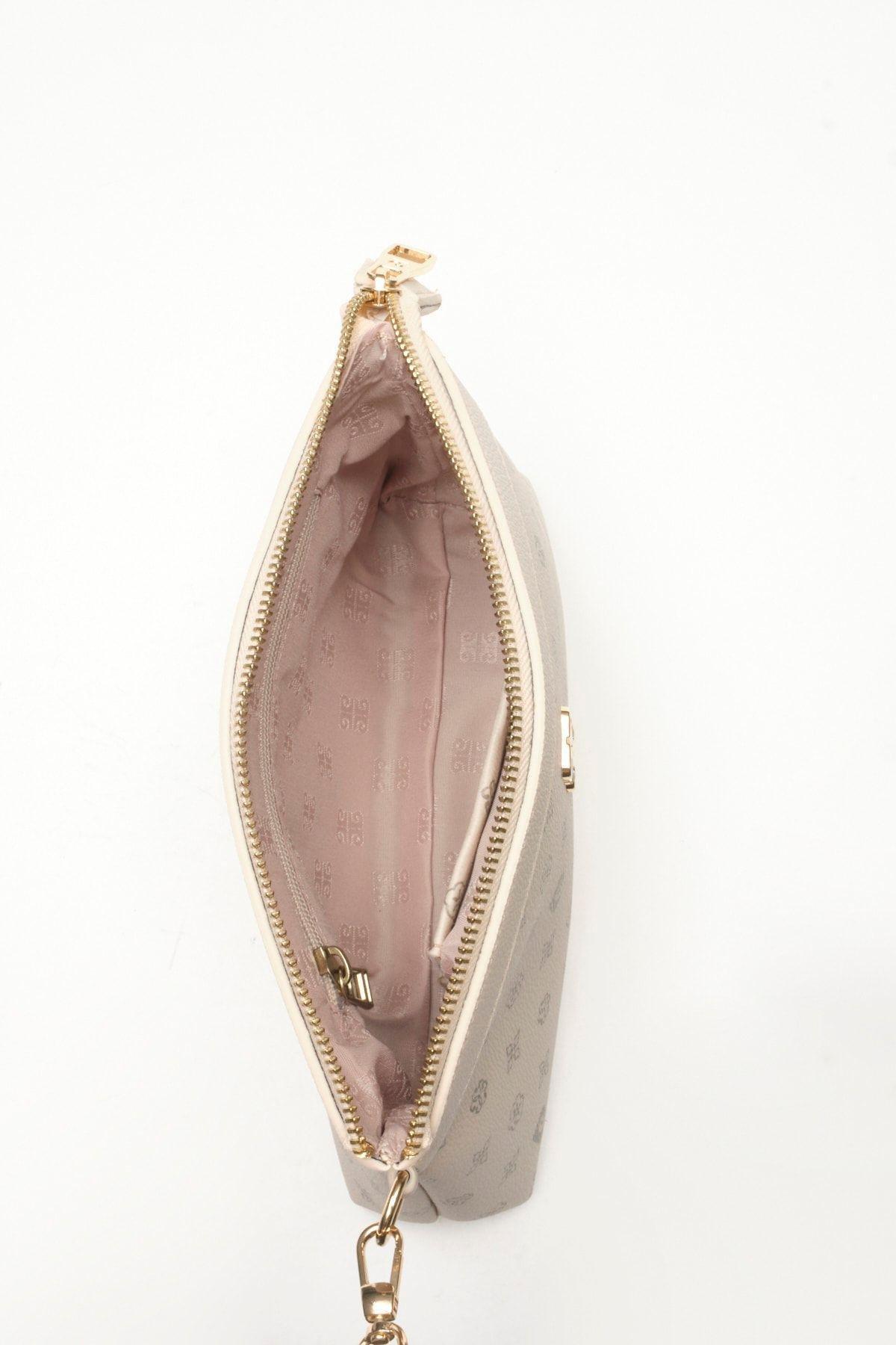Beige Monogram Clutch Bag, C101_6451, large image number 4