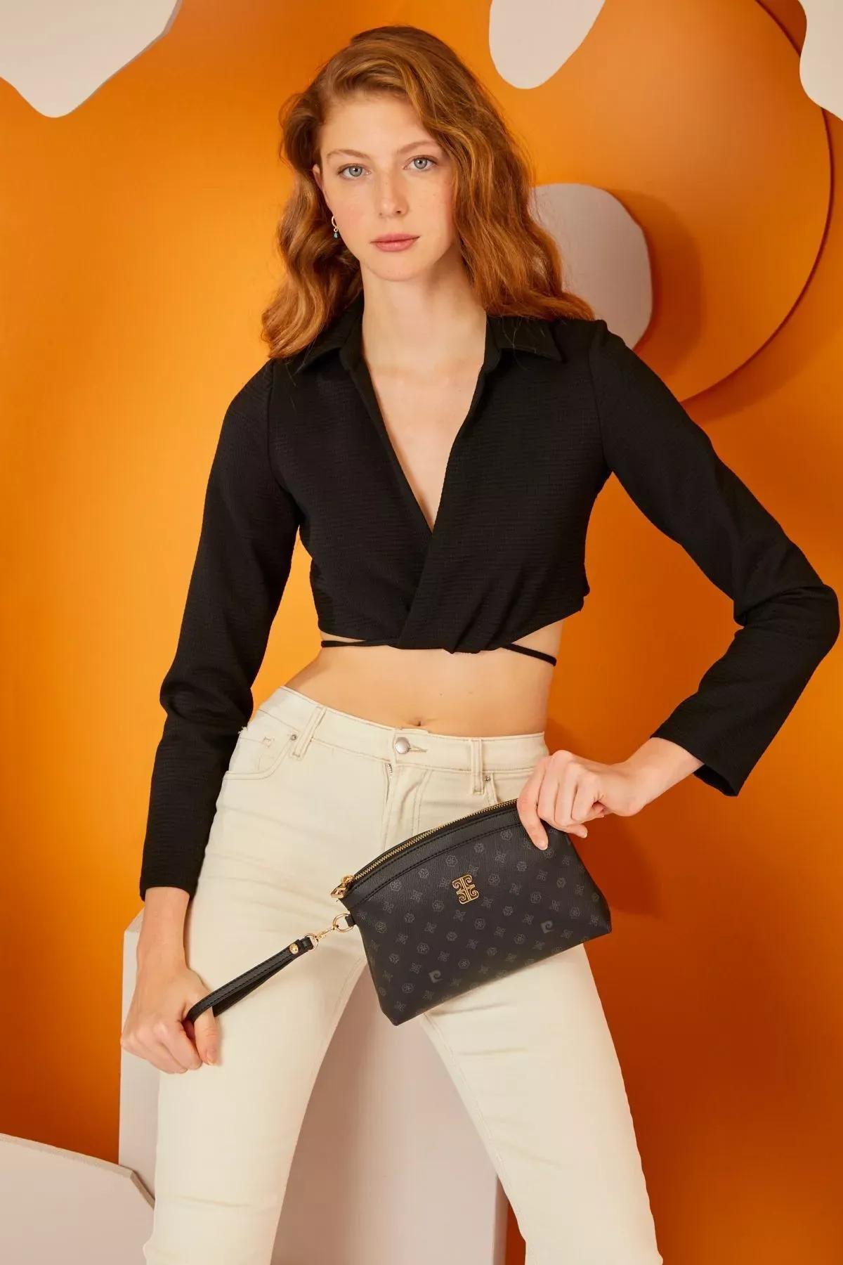 Black Monogram Clutch Bag, C101_6495, large image number 0