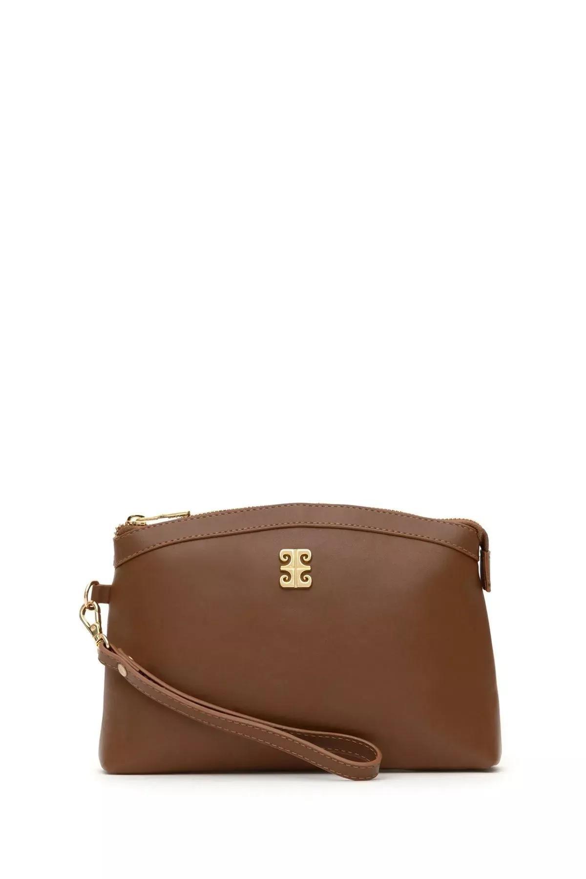 Caramel Lux Soft Asos Womens Clutch & Clutch Bag 05Po22Y1547, 1s, C101_6601, large image number 1