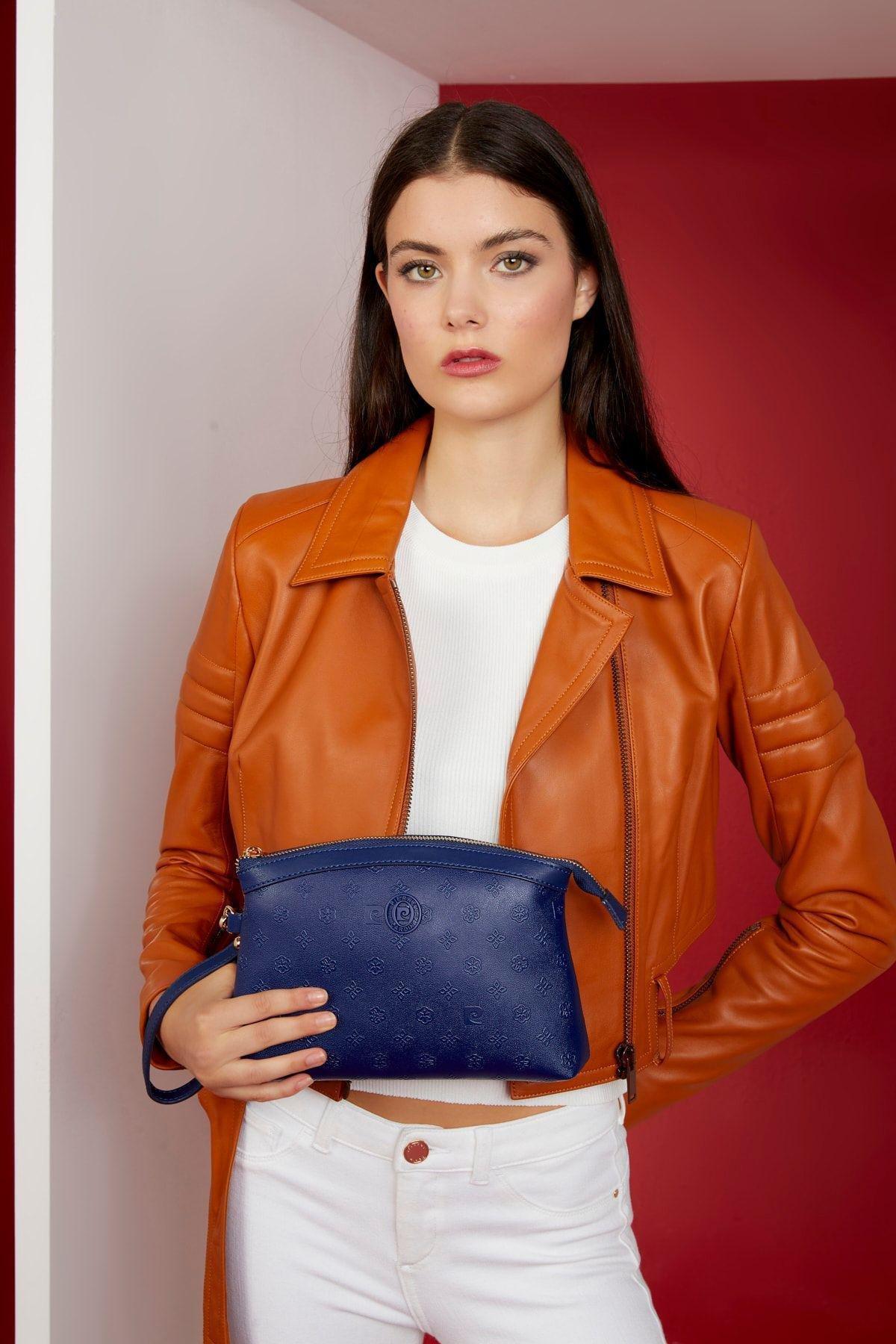 Blue Print Clutch Bag, C101_6704, large image number 0