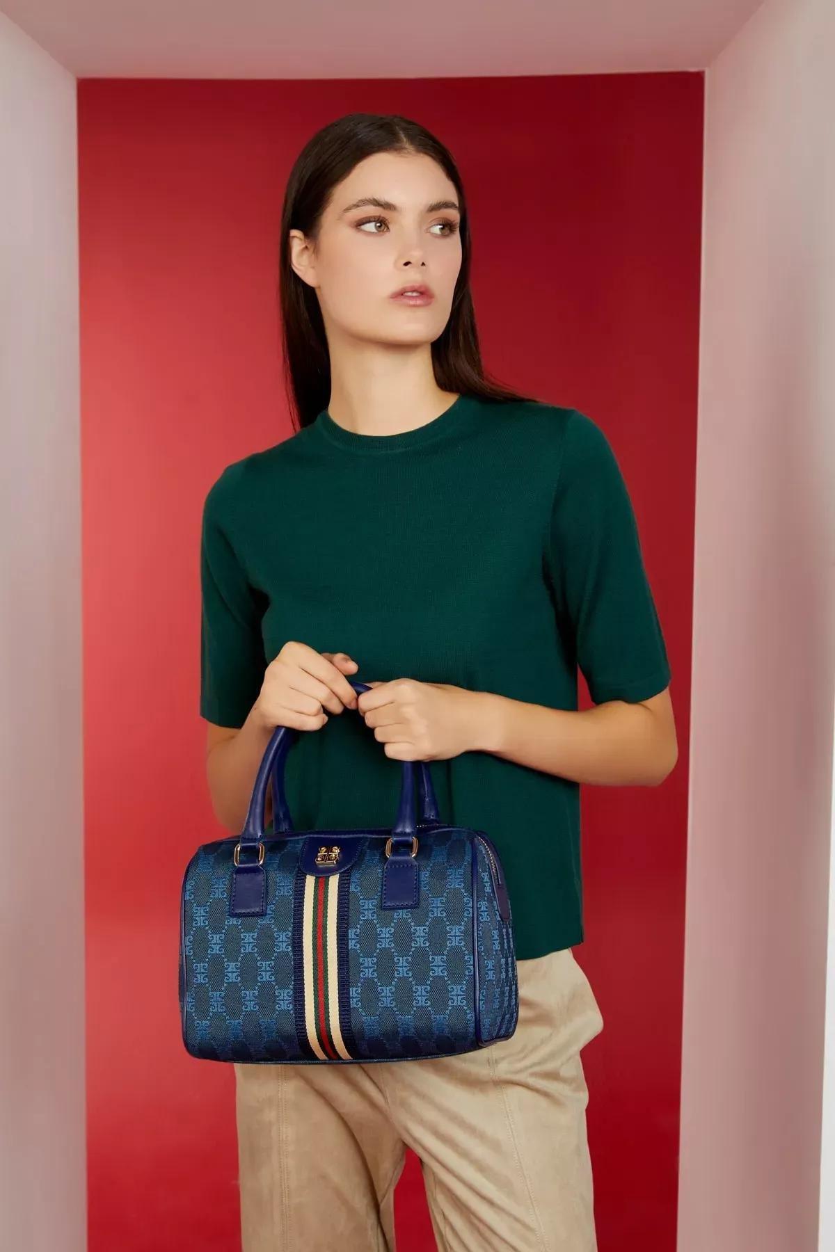 Blue Denim Shoulder Bag, C101_6541, large image number 0