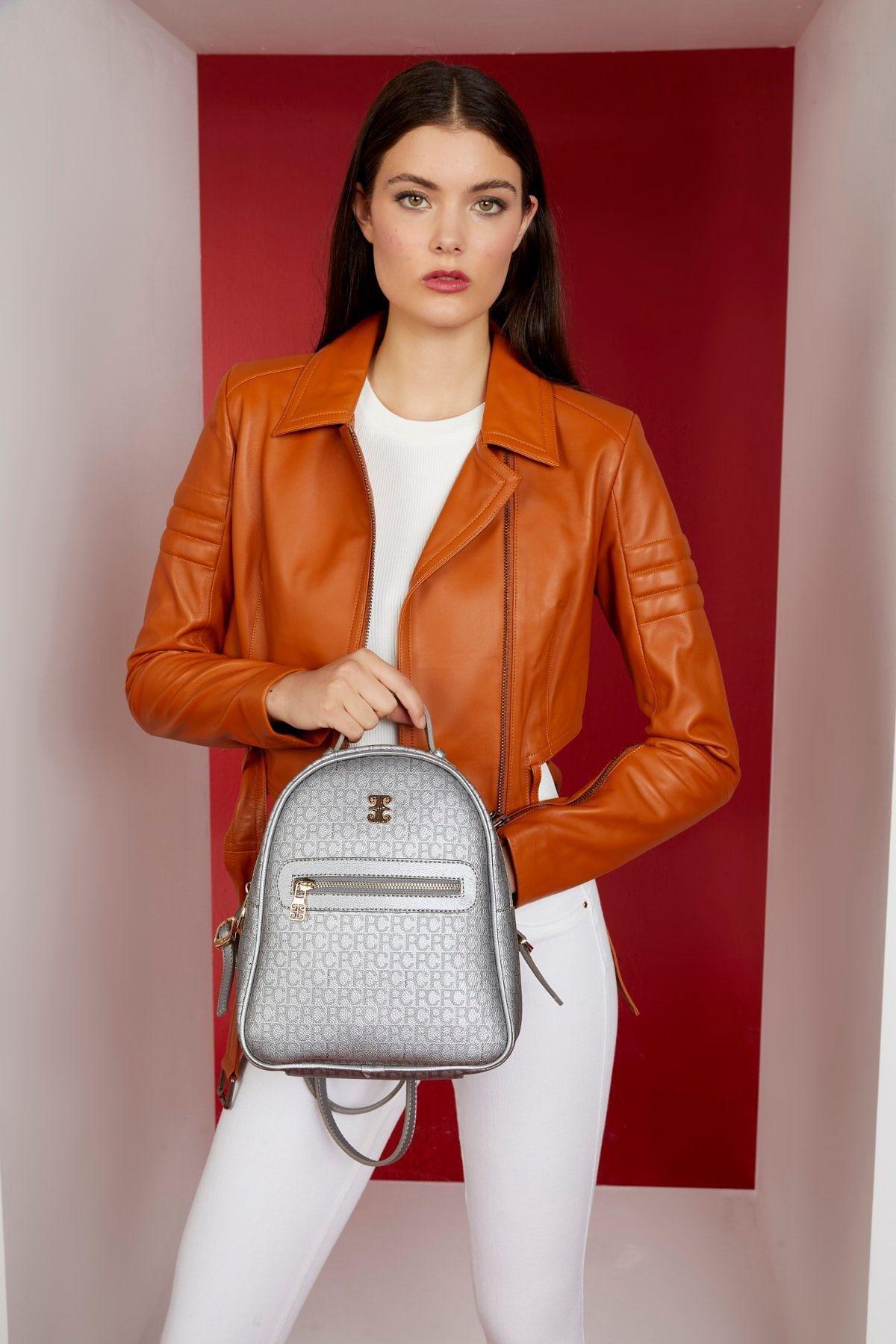 Platinum Small Alphabet Backpack, C101_6800, large image number 0