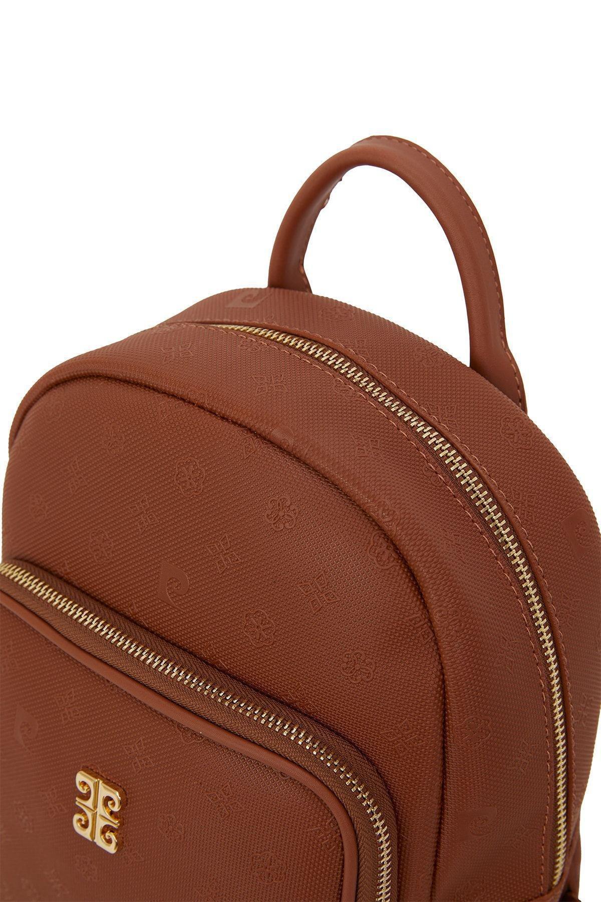Brown Print Backpack, C101_6779, large image number 2