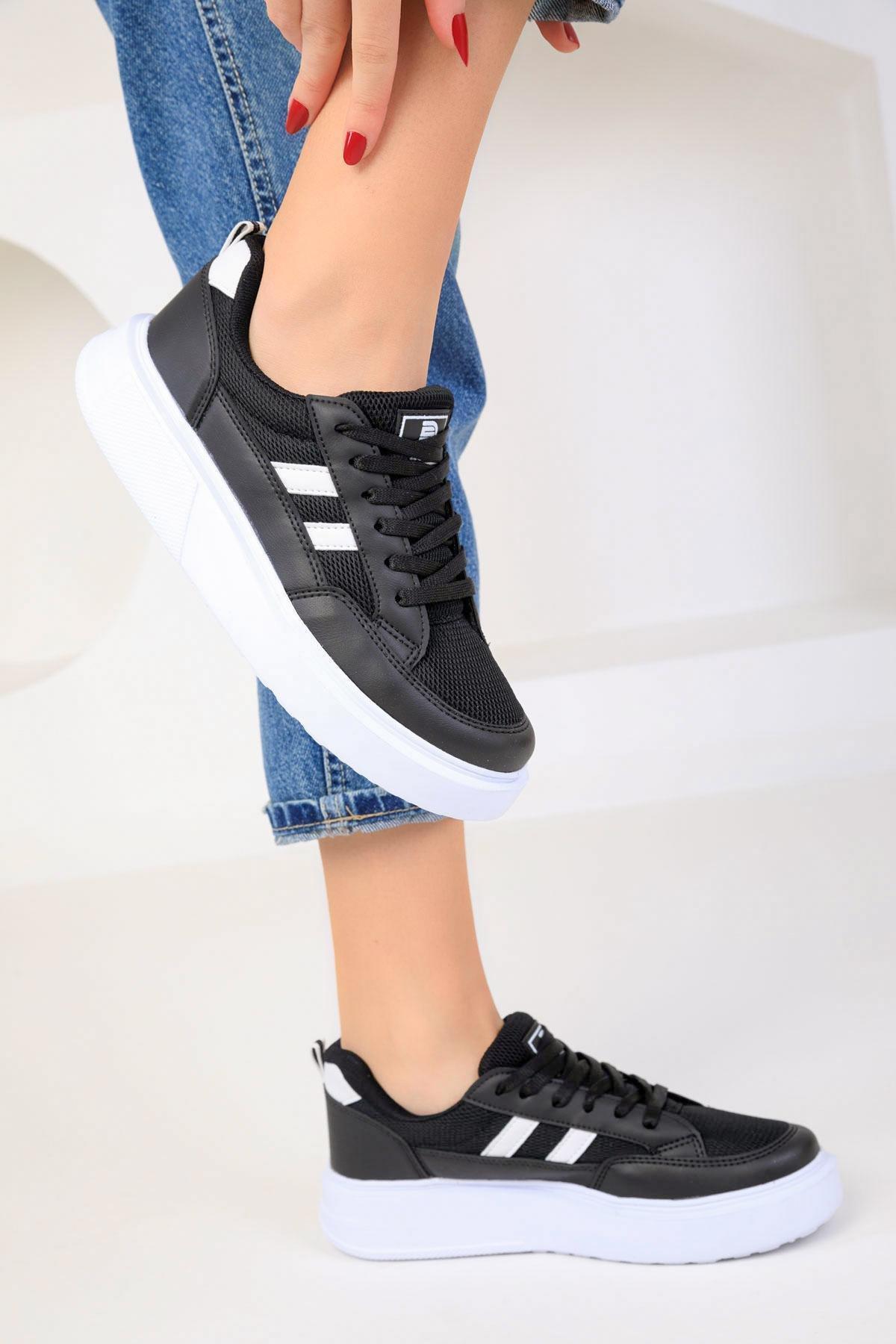 Black And White Sneakers, C101_1458, large image number 1