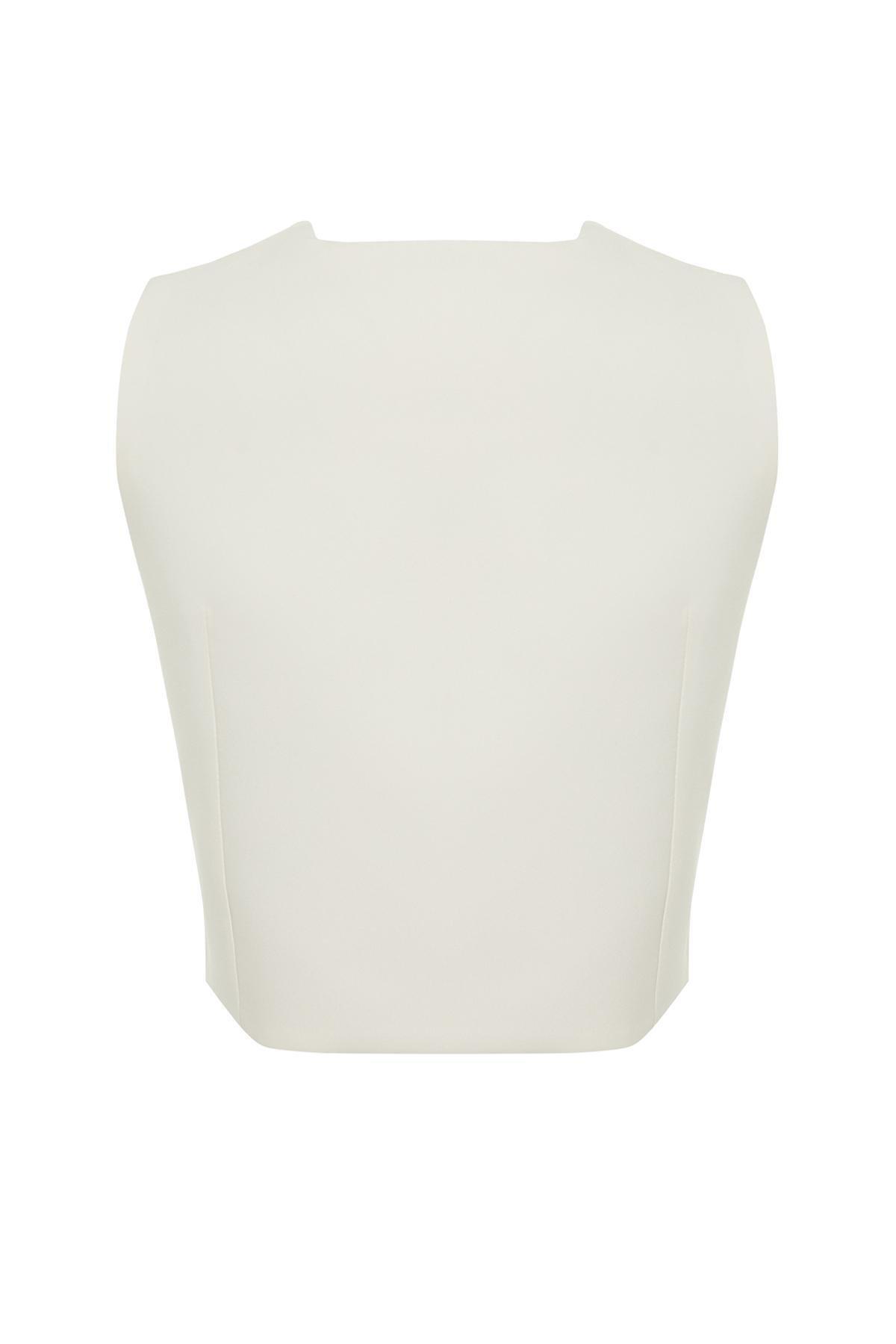 Woven Vest, , large image number 6