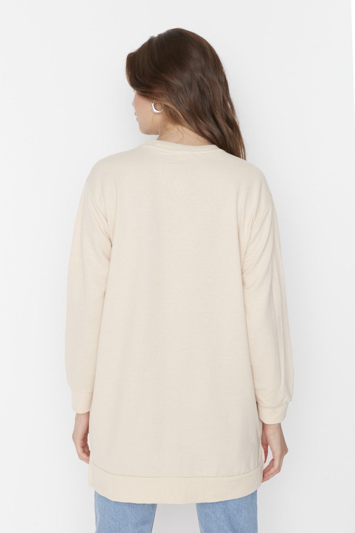 Beige Regular Tunic, Beige, large image number 4