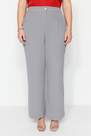Trendyol - Gray Loose Plus Size Pants