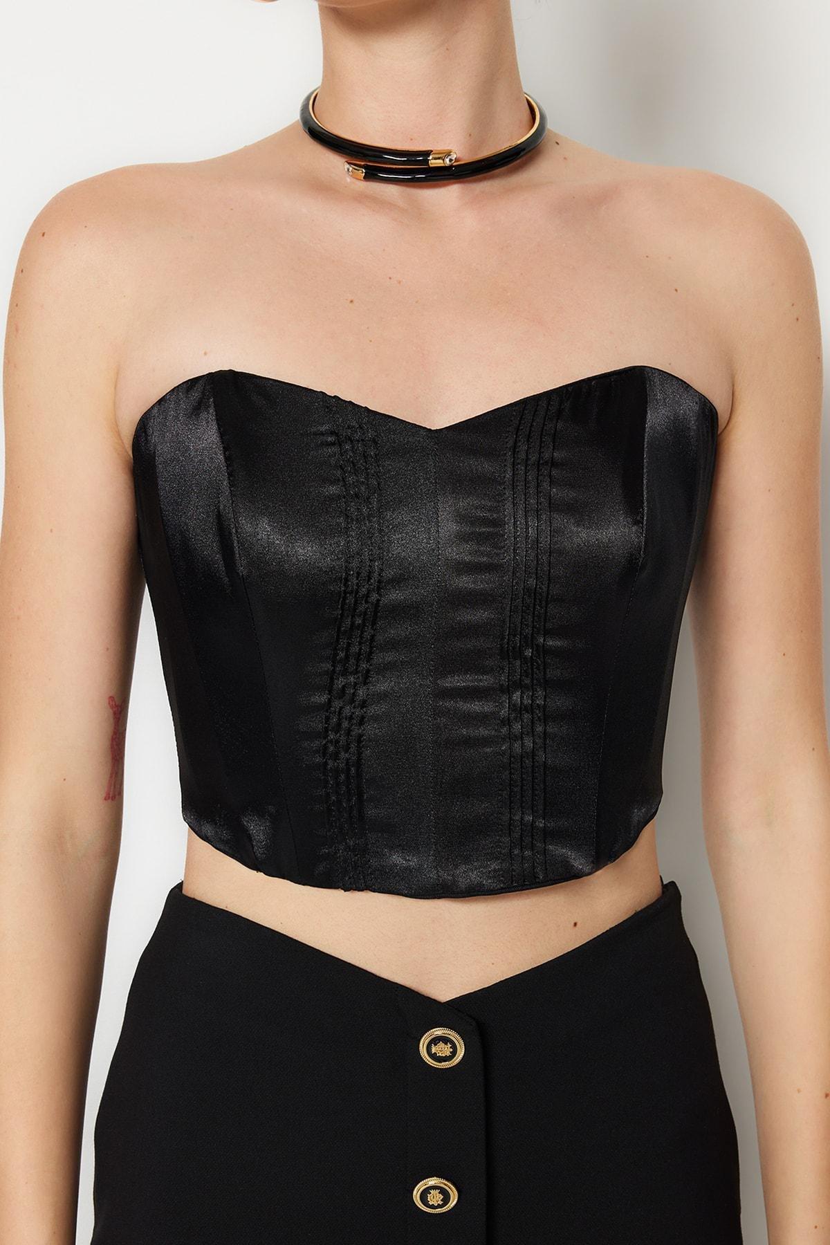 Black Crop Top, , large image number 3