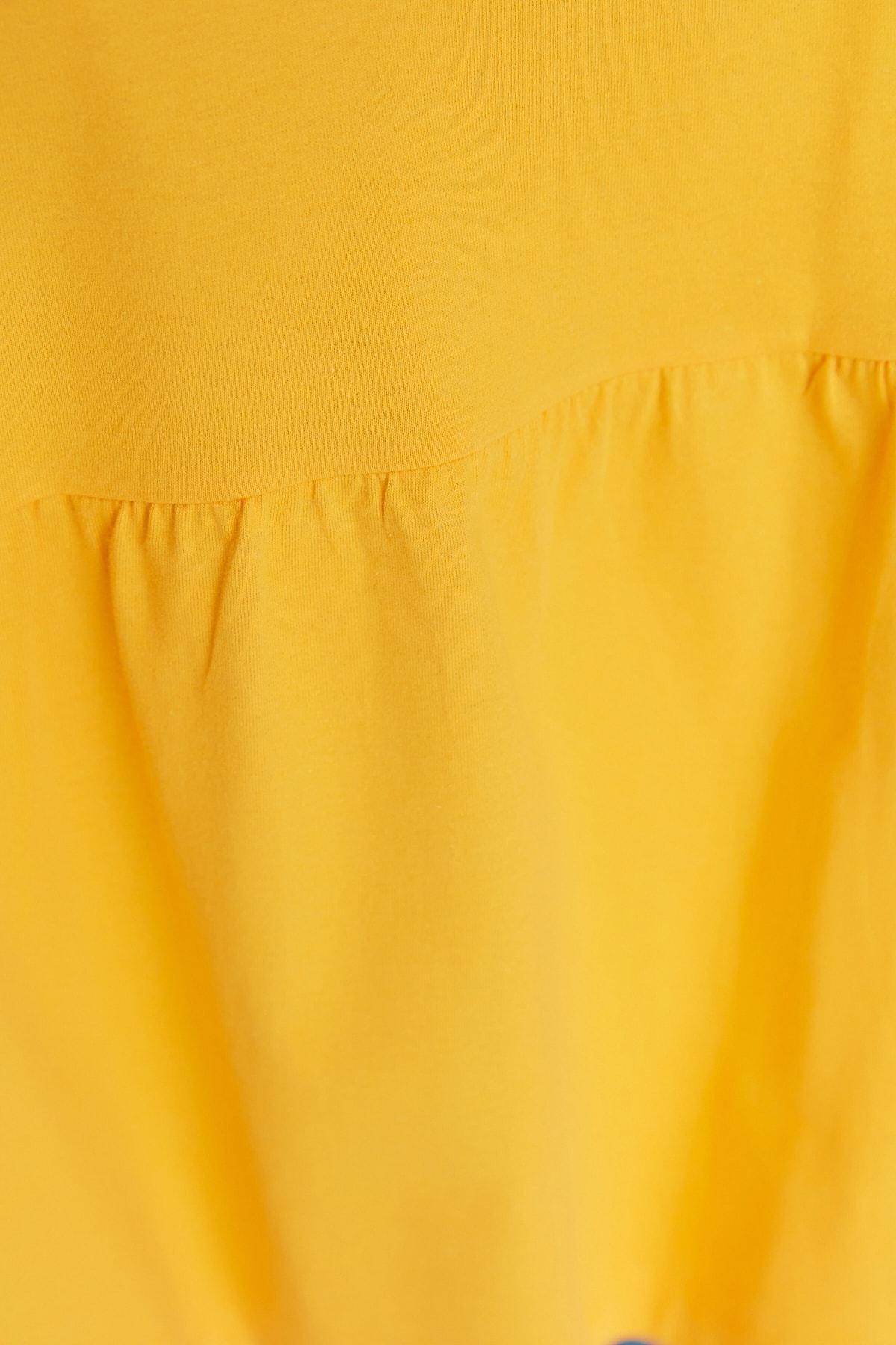 Orange Relaxed Plus Size T-Shirt, , large image number 3