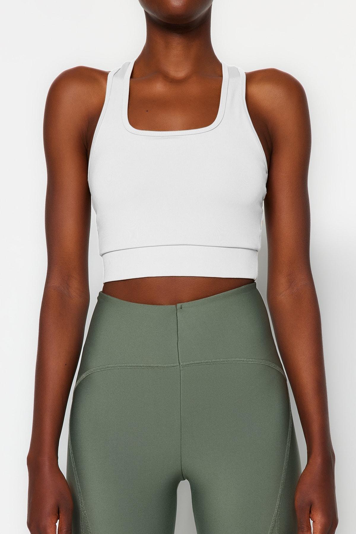 White Plain Sports Bra, , large image number 2