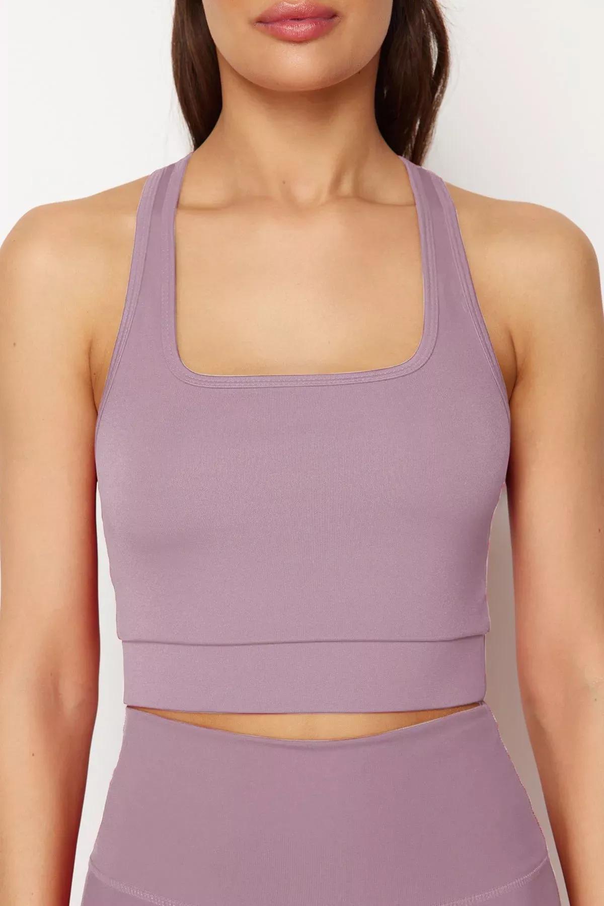 حمالة صدر رياضية بظهر متقاطع، وردي, Pink, large image number 1