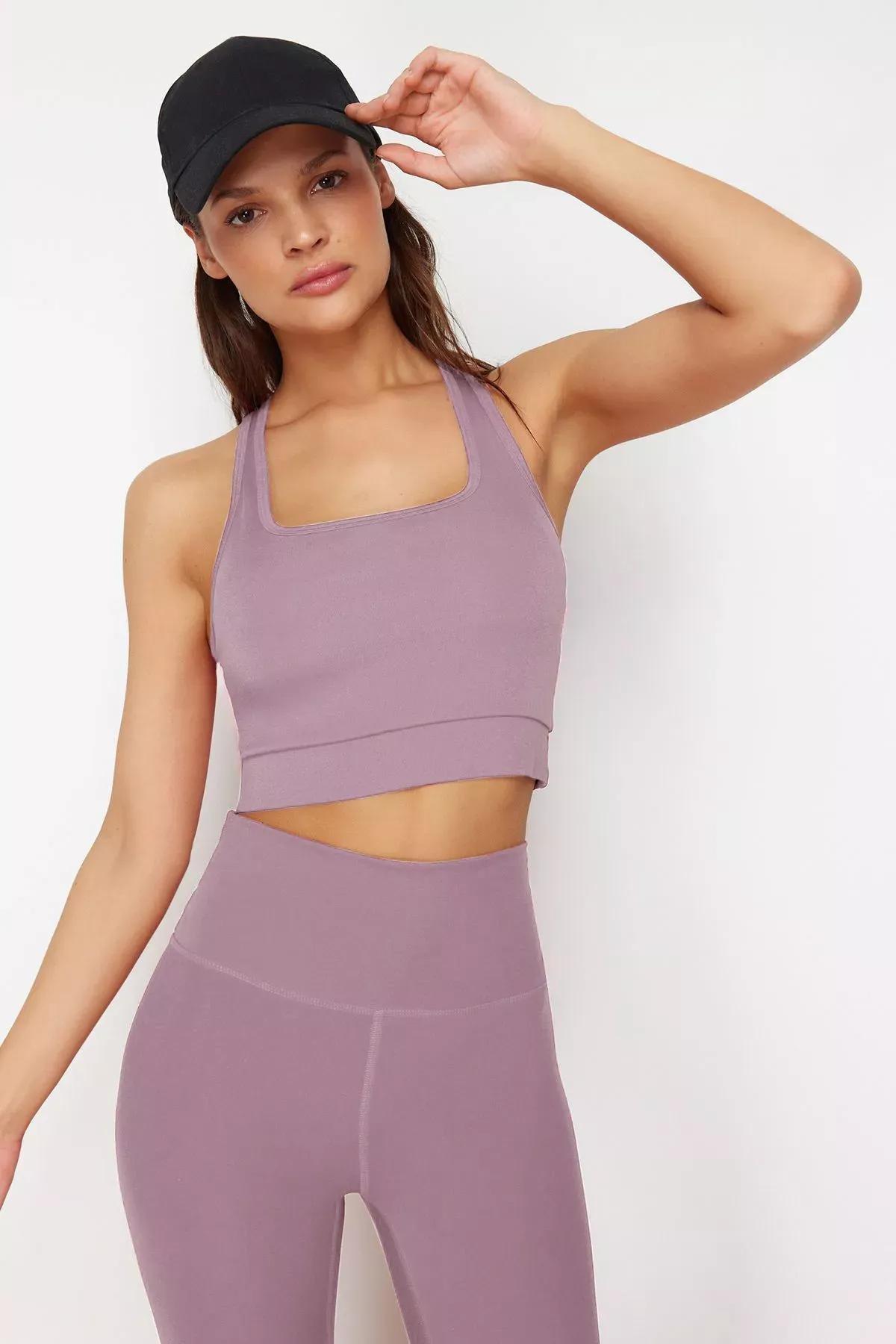 حمالة صدر رياضية بظهر متقاطع، وردي, Pink, large image number 2