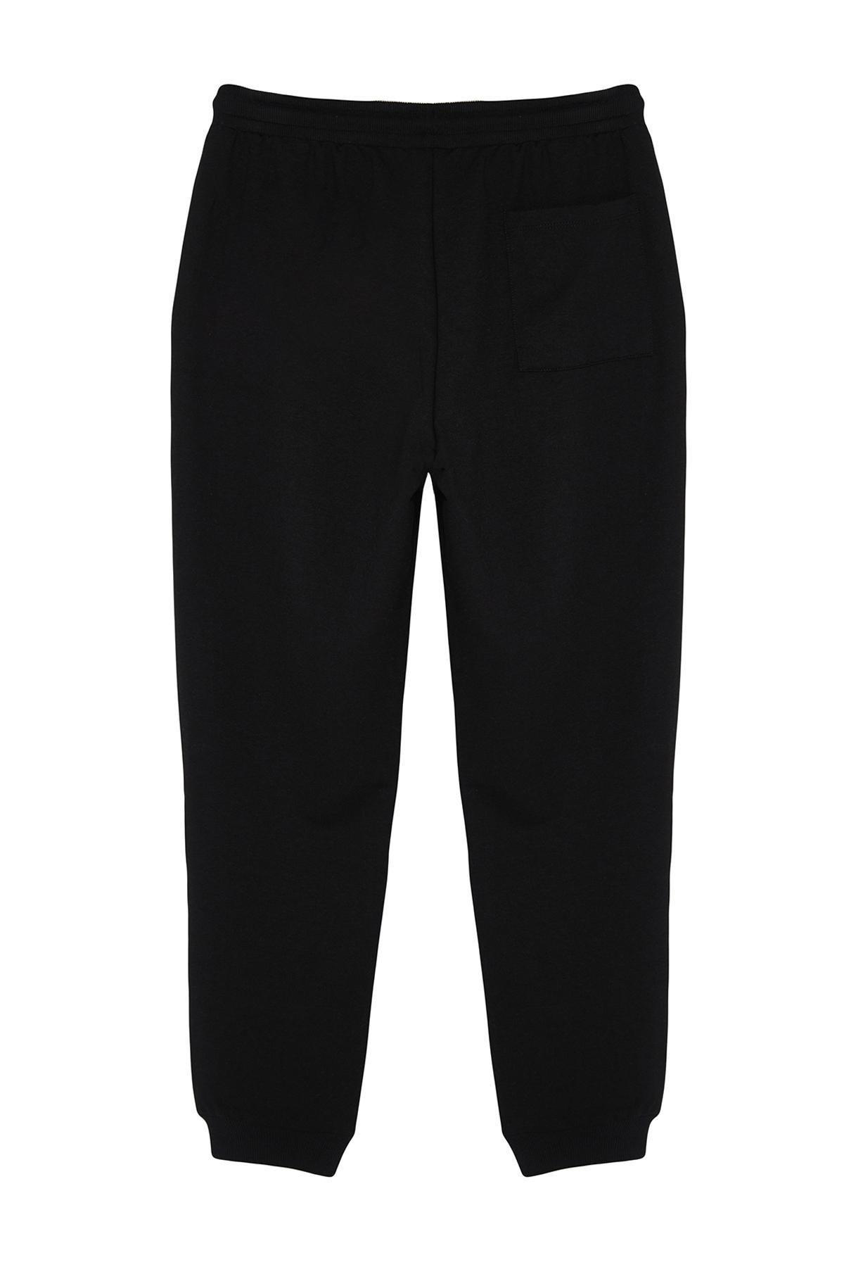 Black Joggers Sweatpants, Black, large image number 8