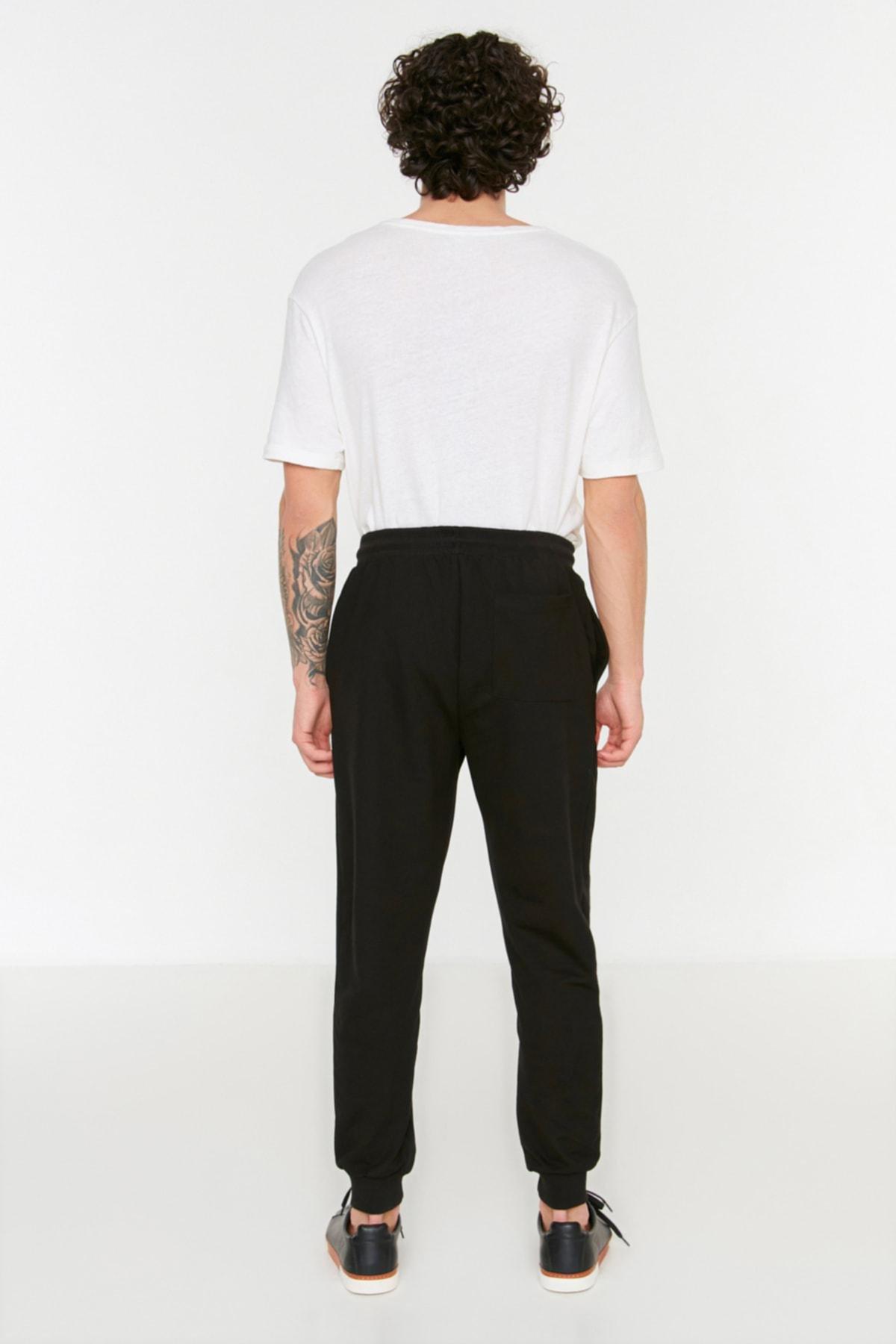 Black Joggers Sweatpants, , large image number 4
