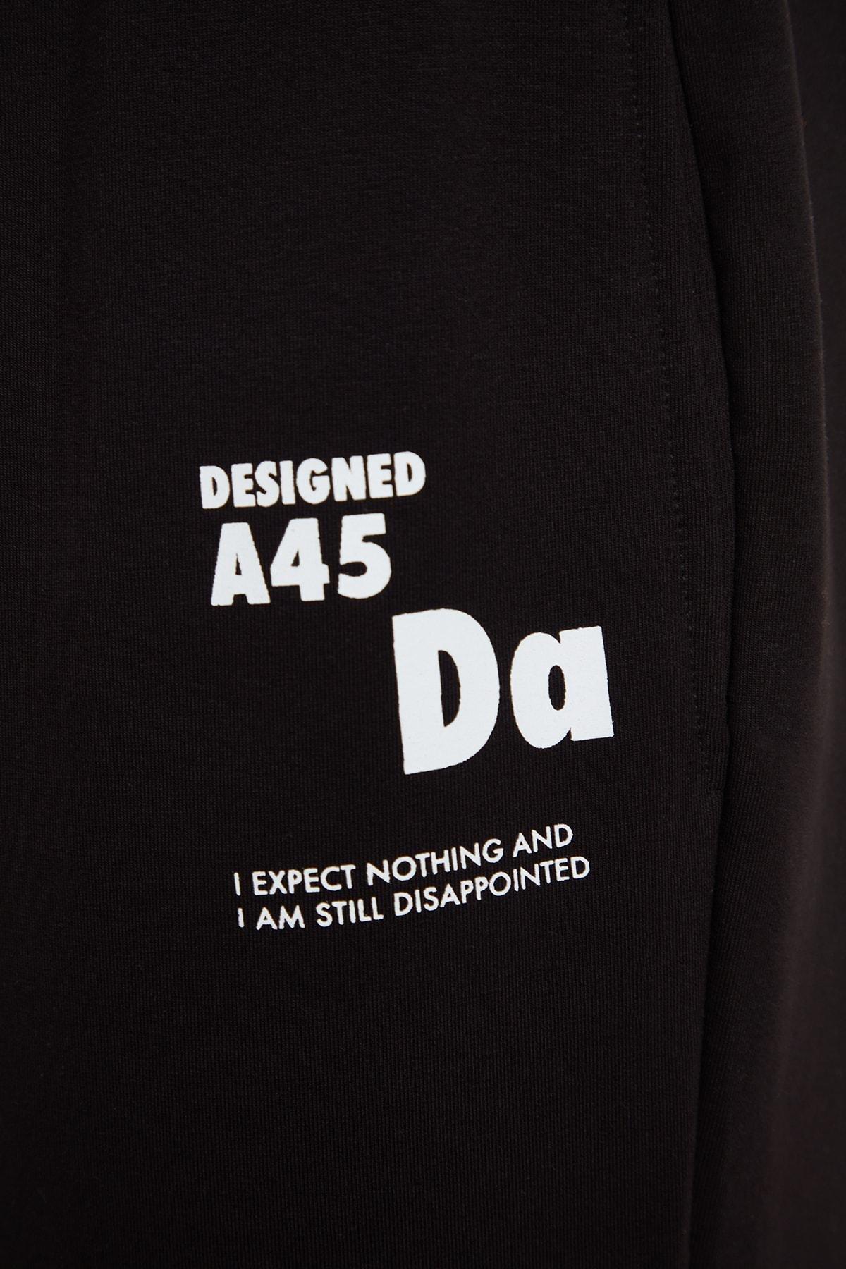 Black Joggers Sweatpants, Black, large image number 6