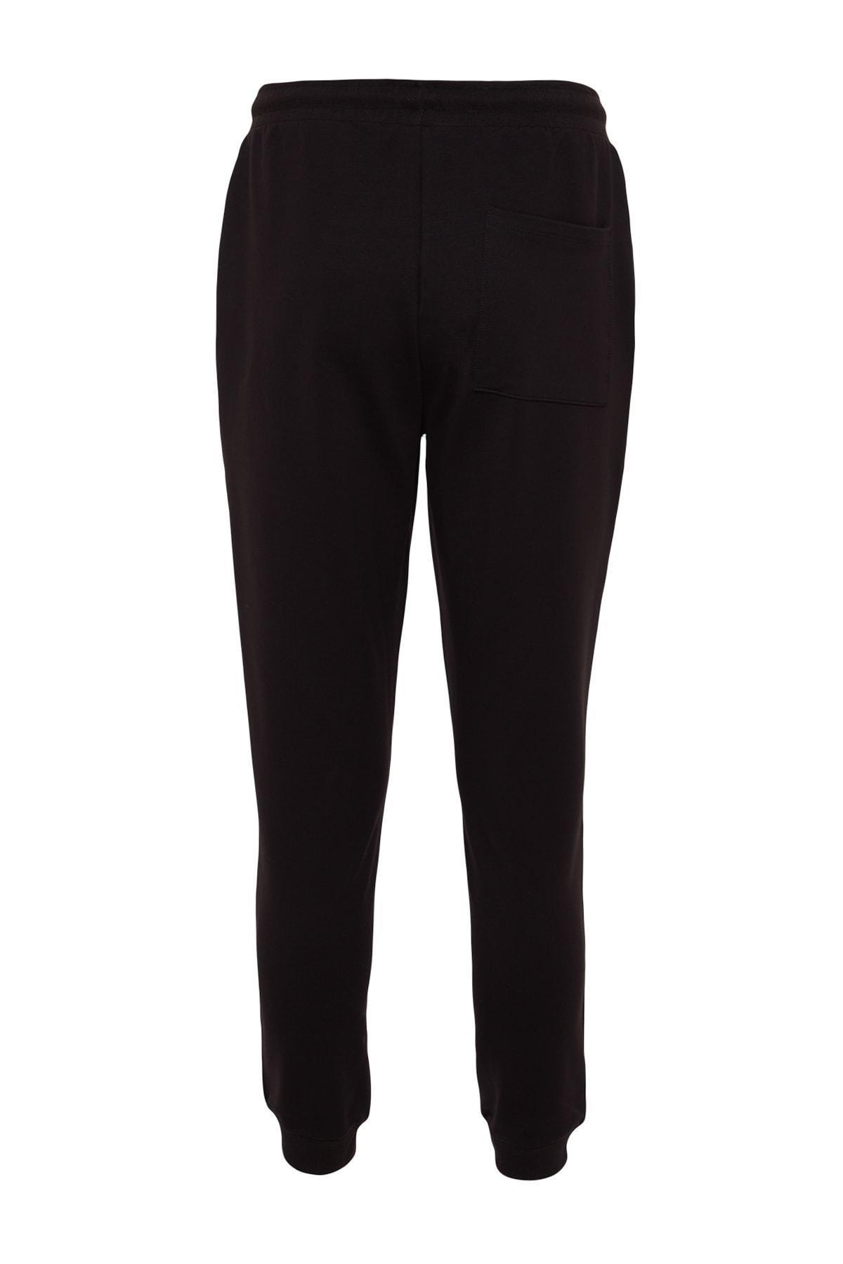 Black Joggers Sweatpants, Black, large image number 7