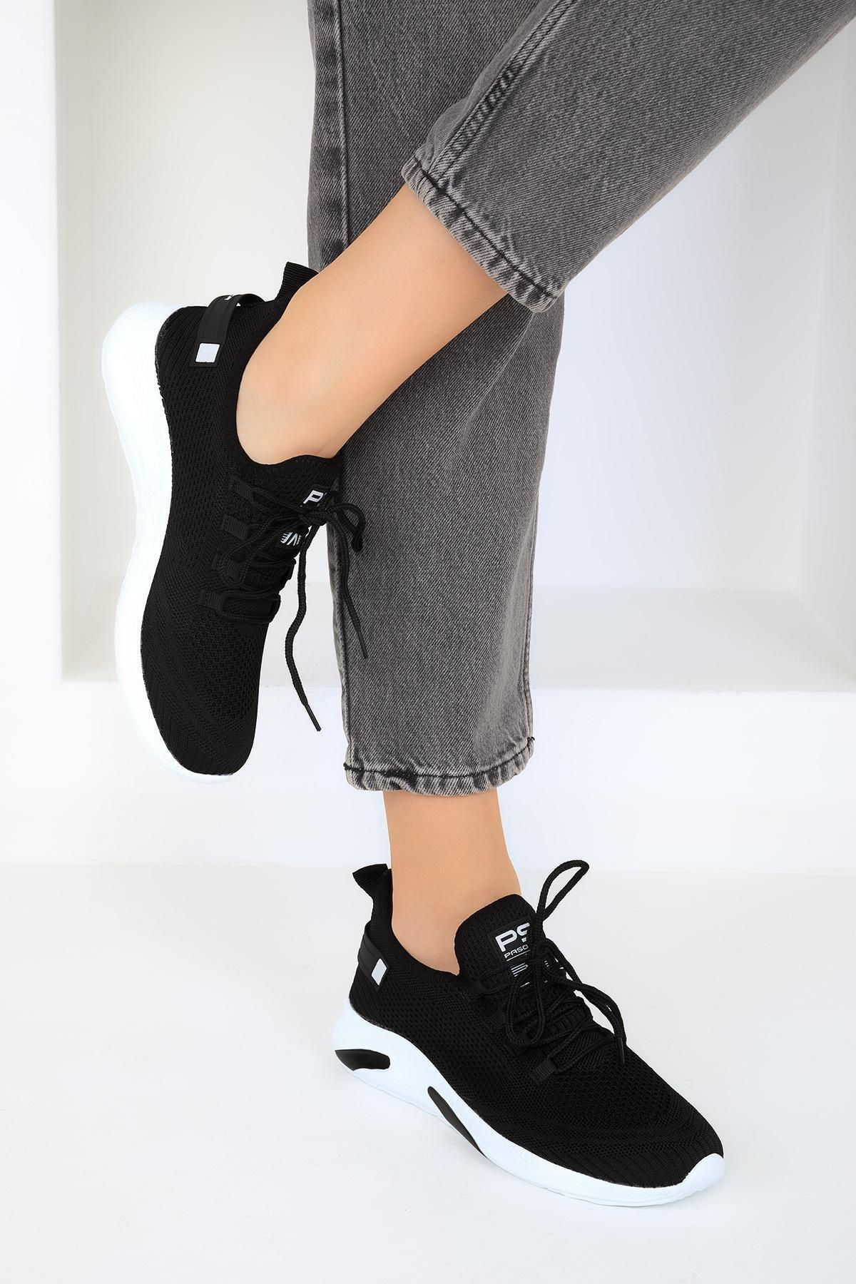 Black Unisex Sneakers, BLACK, large image number 0