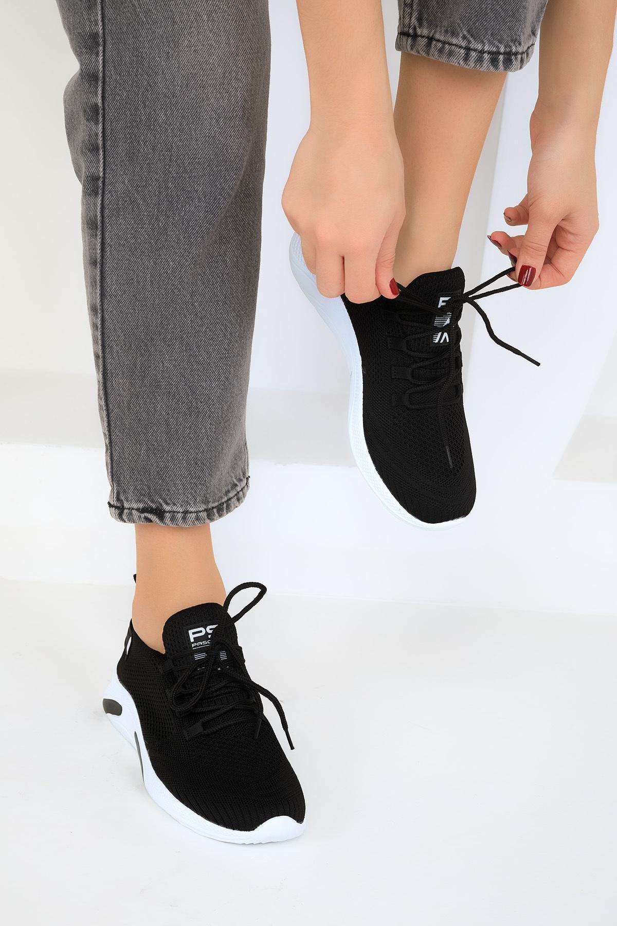 Black Unisex Sneakers, BLACK, large image number 1