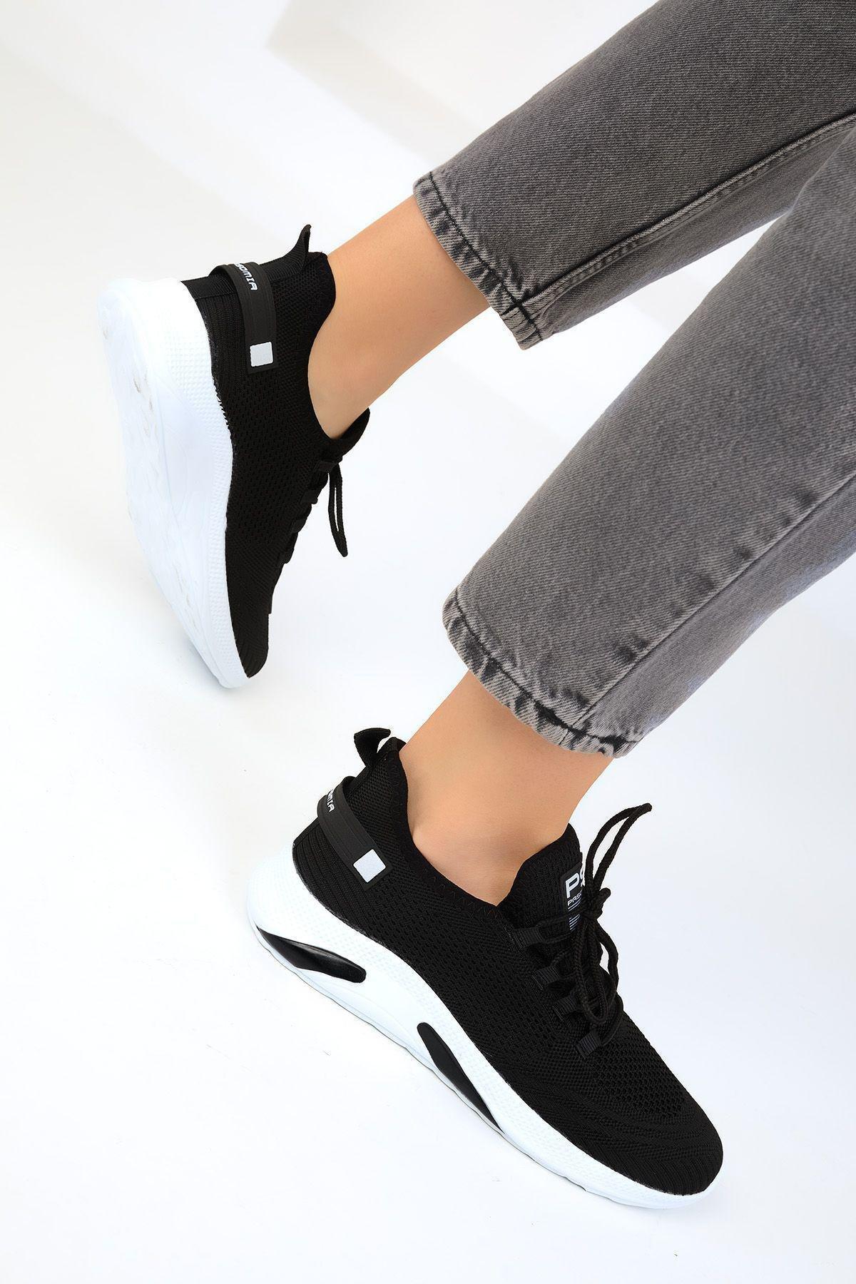 Black Unisex Sneakers, BLACK, large image number 3