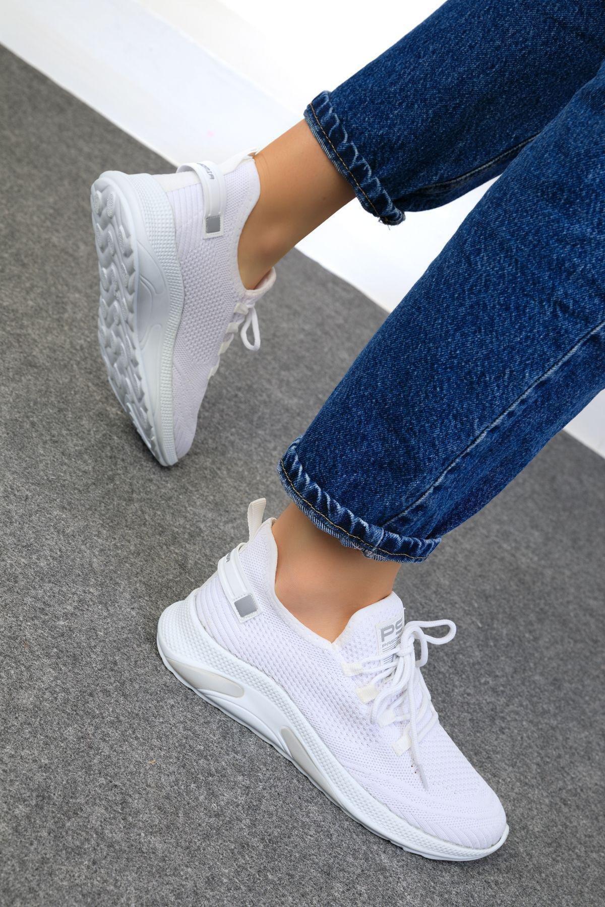 White Unisex Sneakers, , large image number 3