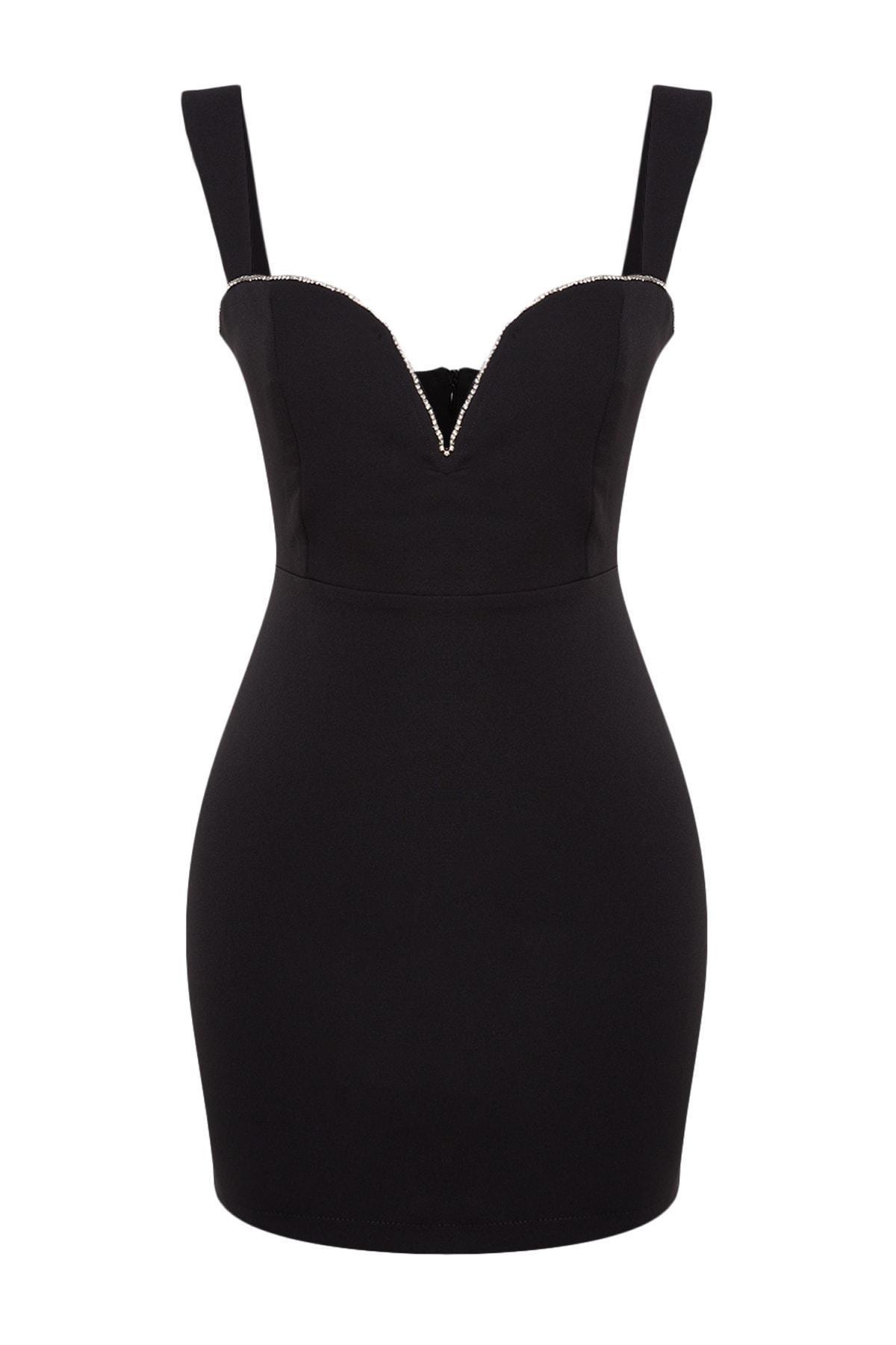 Black Bodycon Mini Dress, , large image number 6
