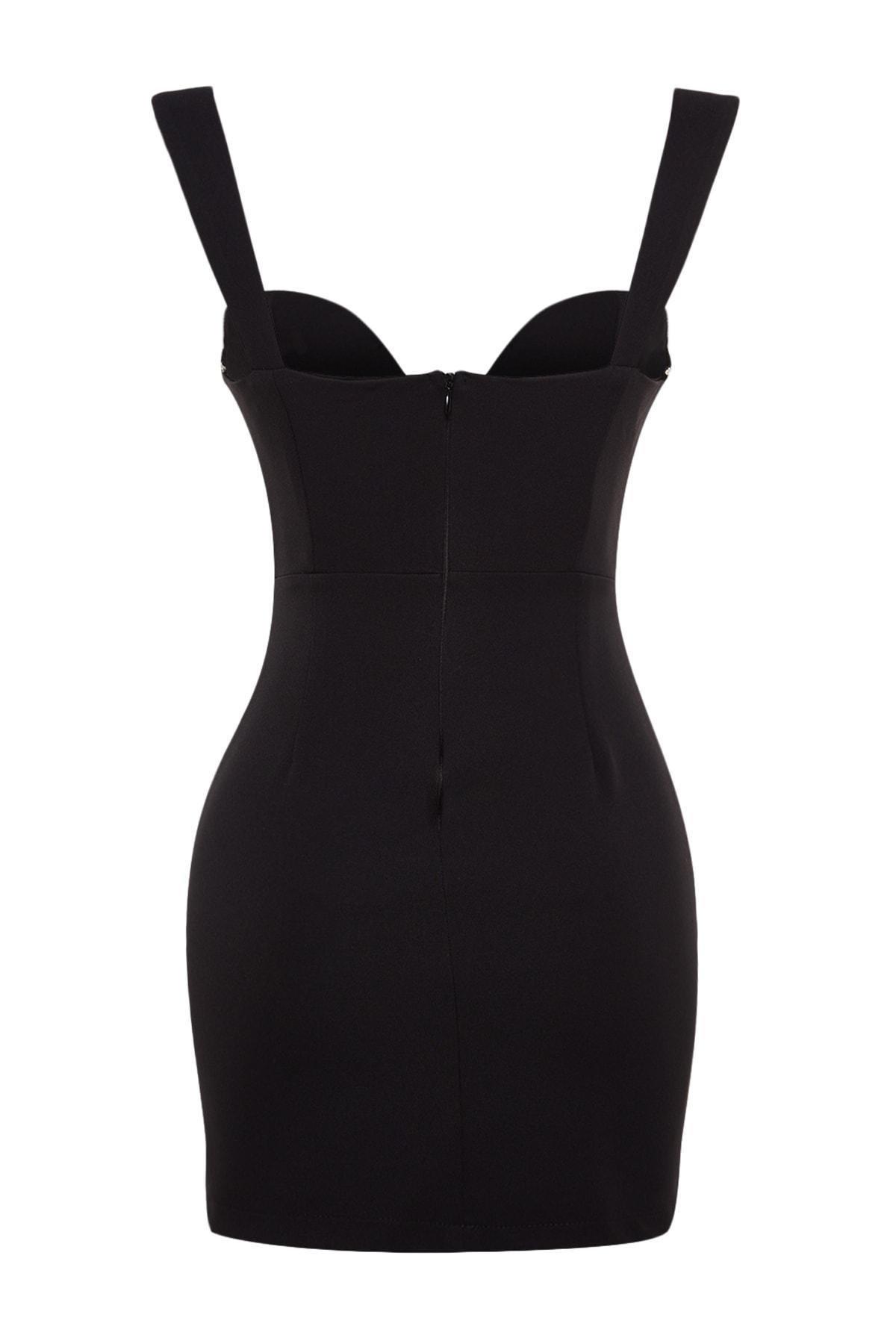 Black Bodycon Mini Dress, , large image number 8