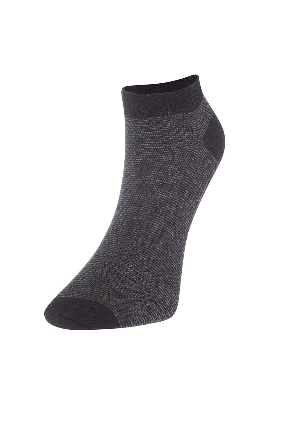 Multicolour Cotton Striped Socks, Set Of 5, Multicolor, large image number 4