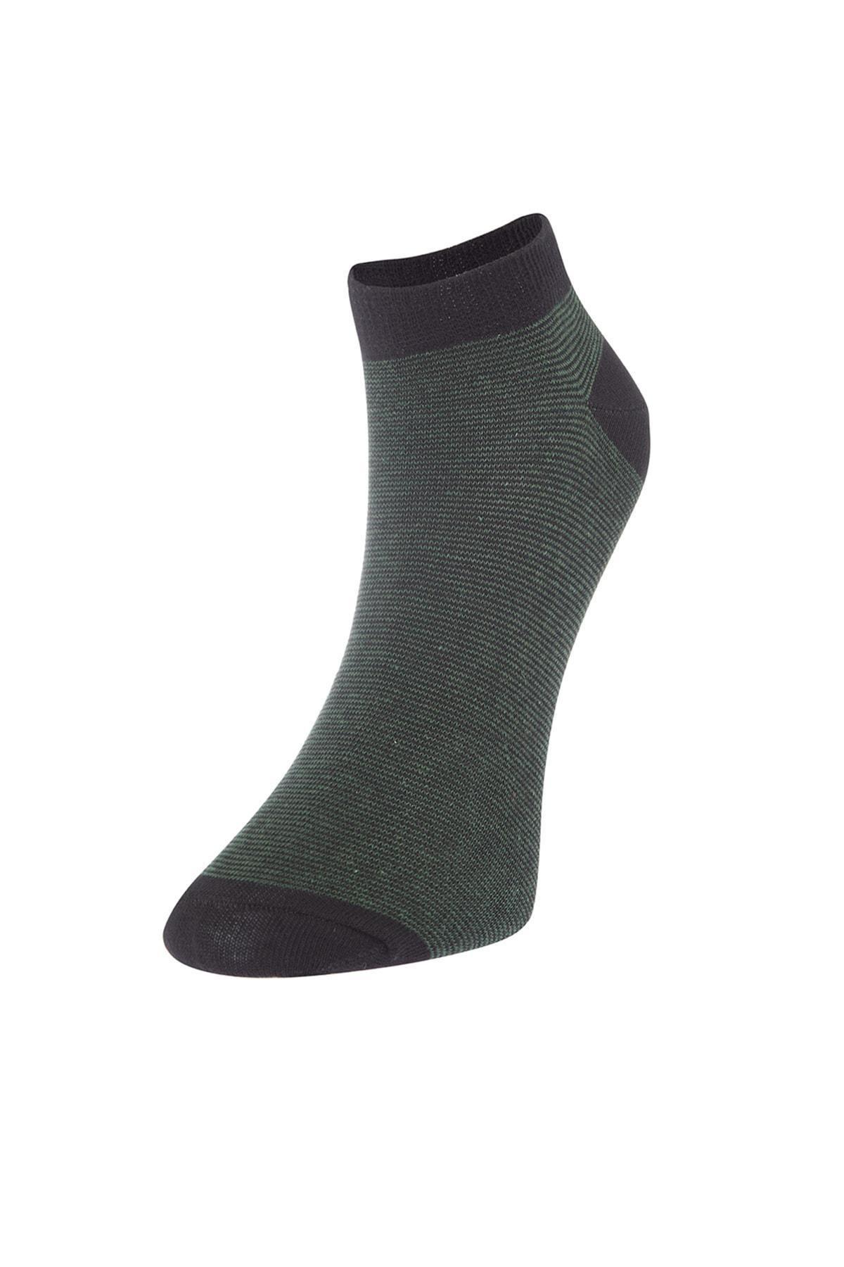 Multicolour Cotton Striped Socks, Set Of 5, Multicolor, large image number 5