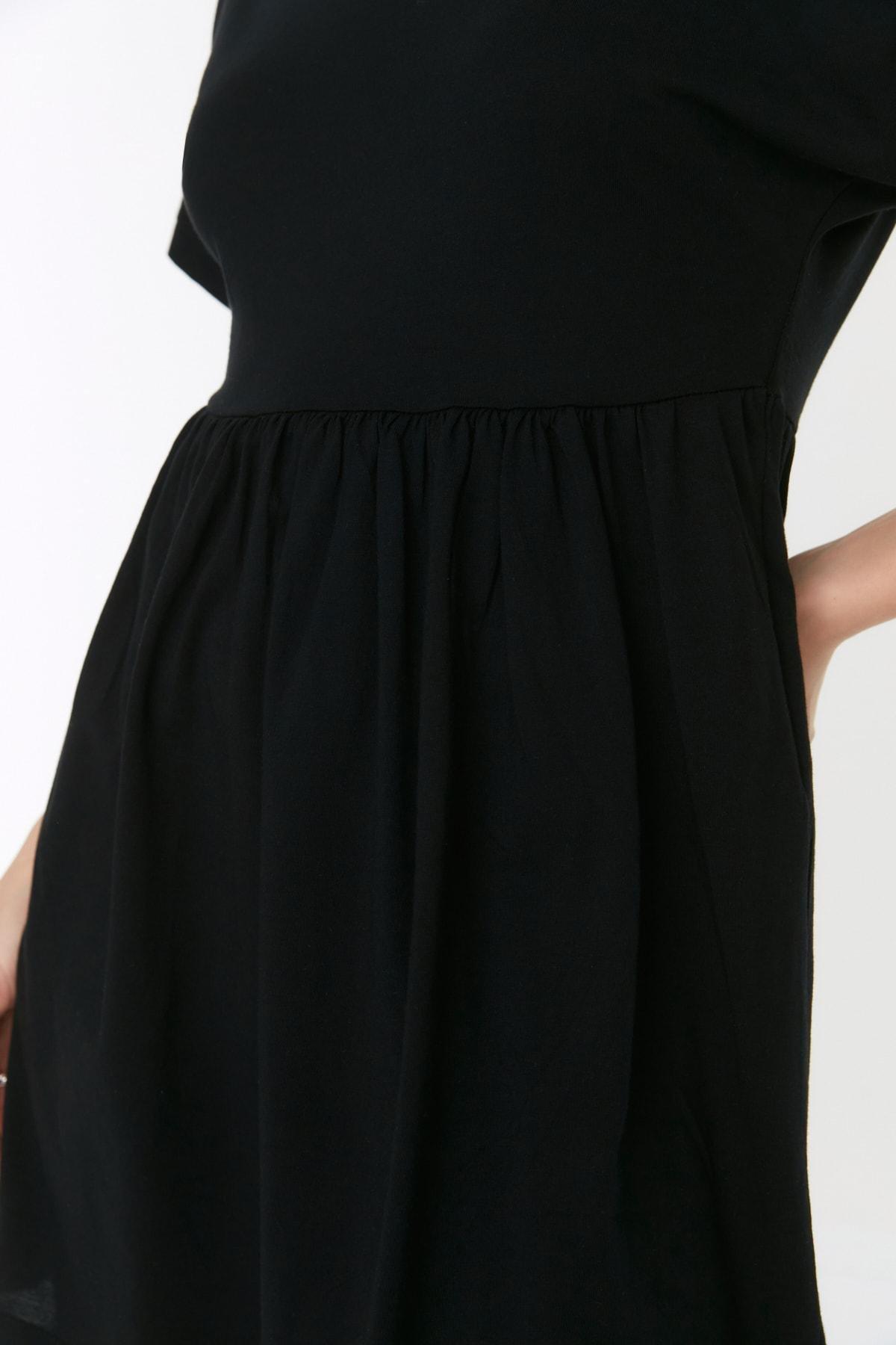 Black Skater Mini Dress, , large image number 2