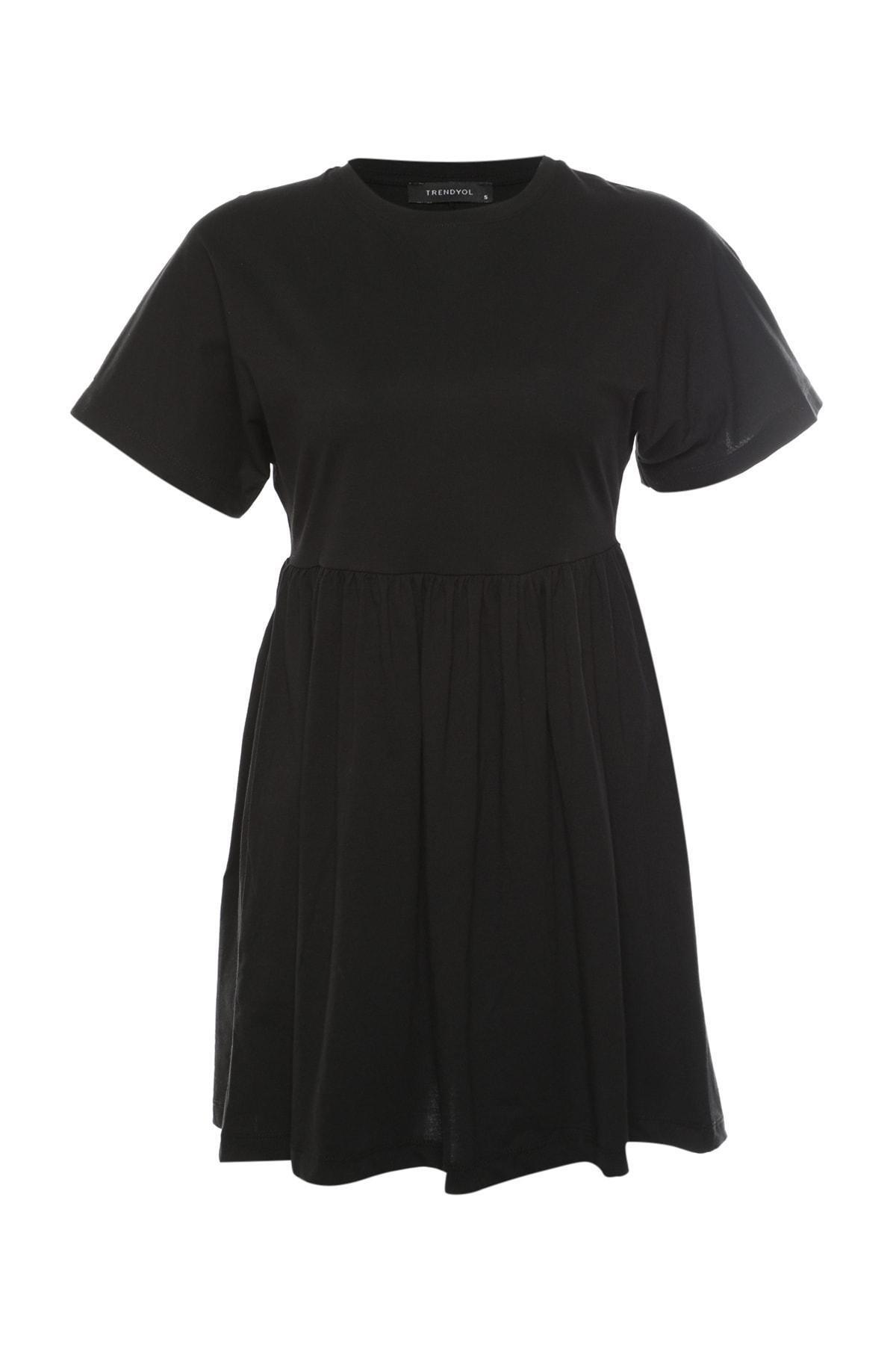 Black Skater Mini Dress, , large image number 5