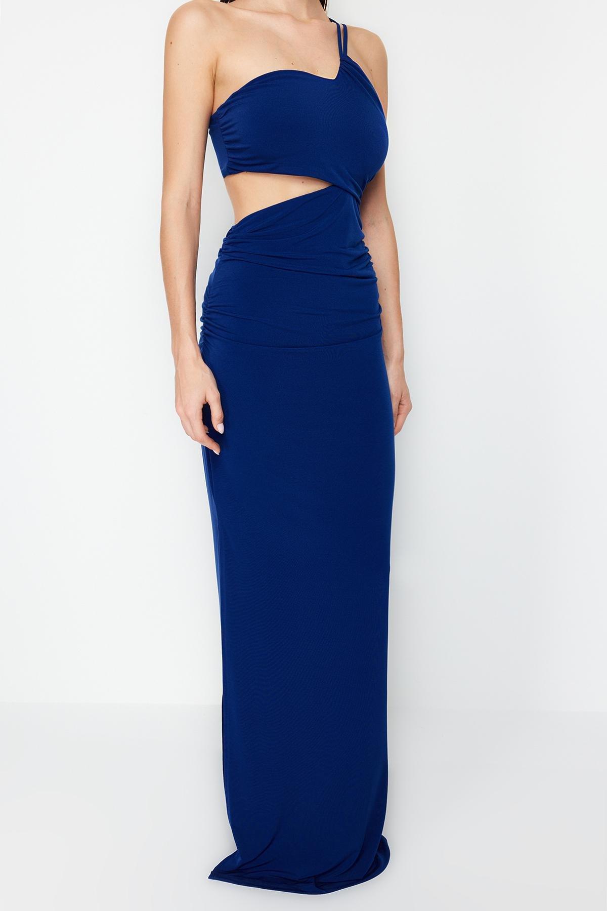 Navy Cut-Out Occassionwear Dress, , large image number 3