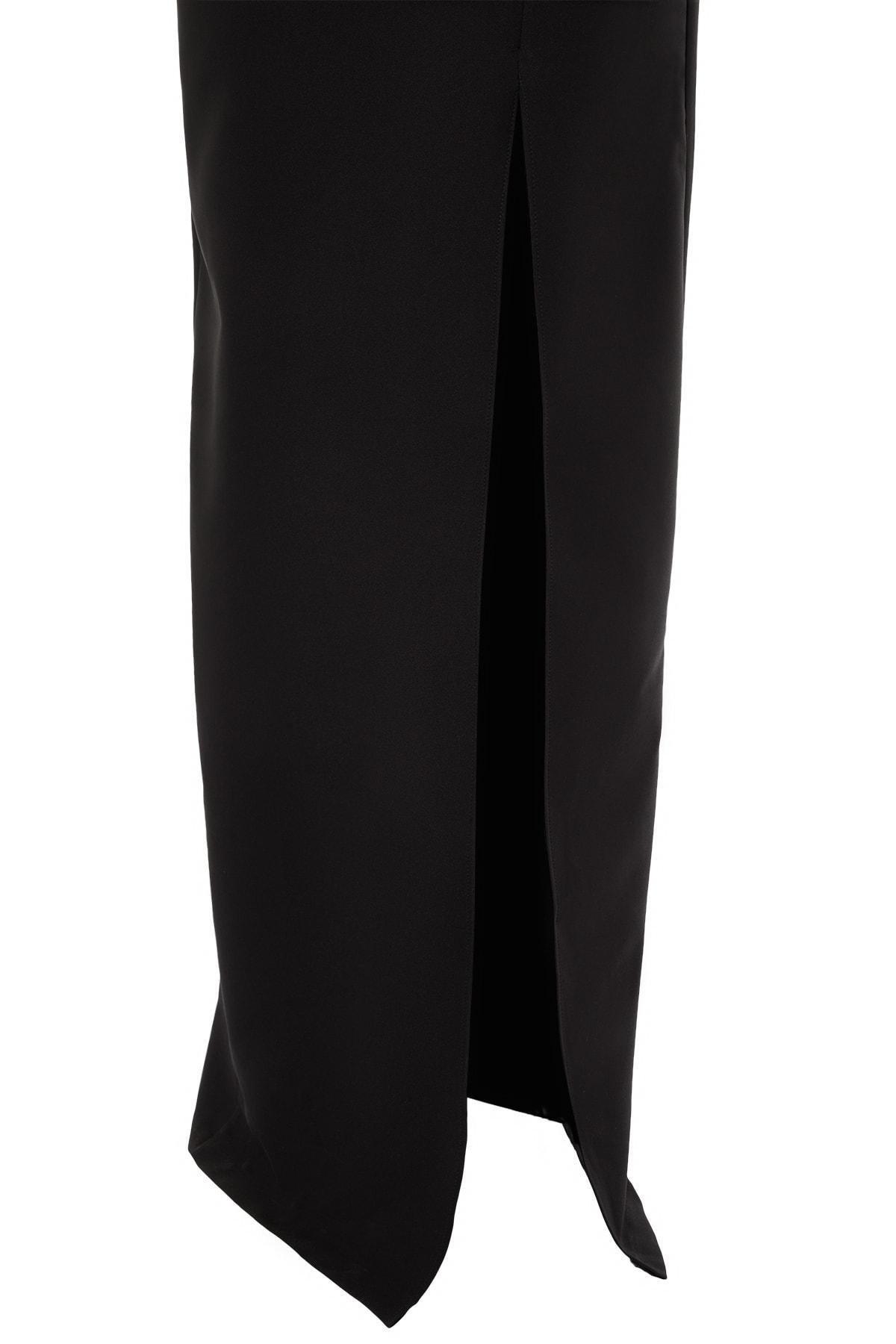 Black Shift Occasionwear Maxi Dress, , large image number 7
