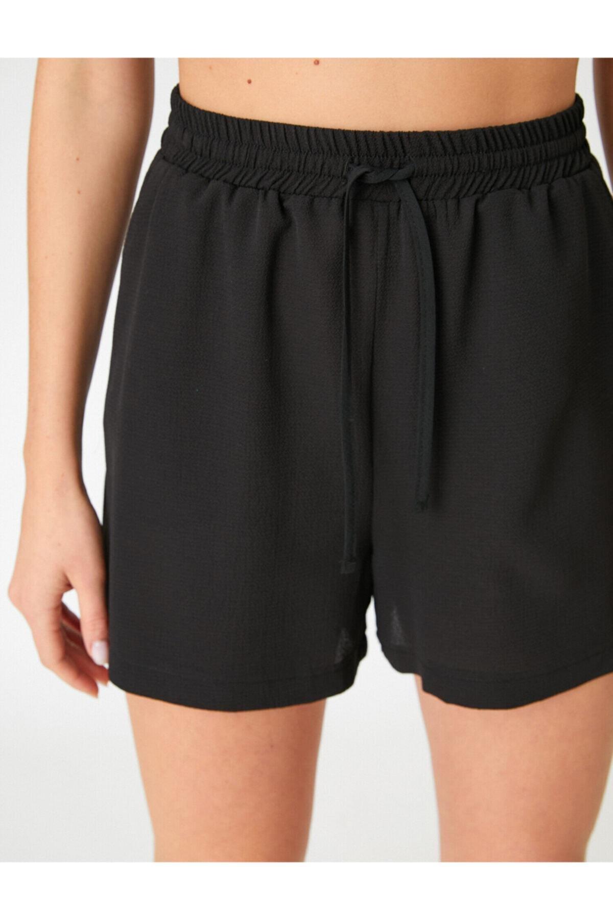 Koton - Black Basic Mini Shorts