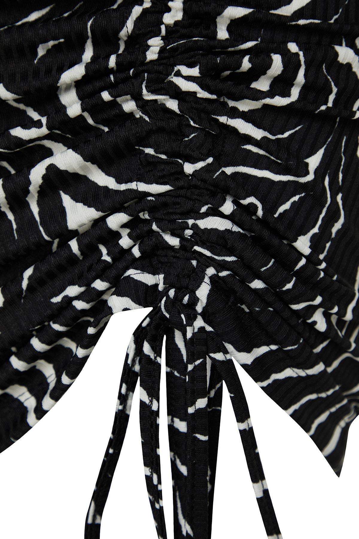 Multicolour Mini Plus Size Skirt, , large image number 6