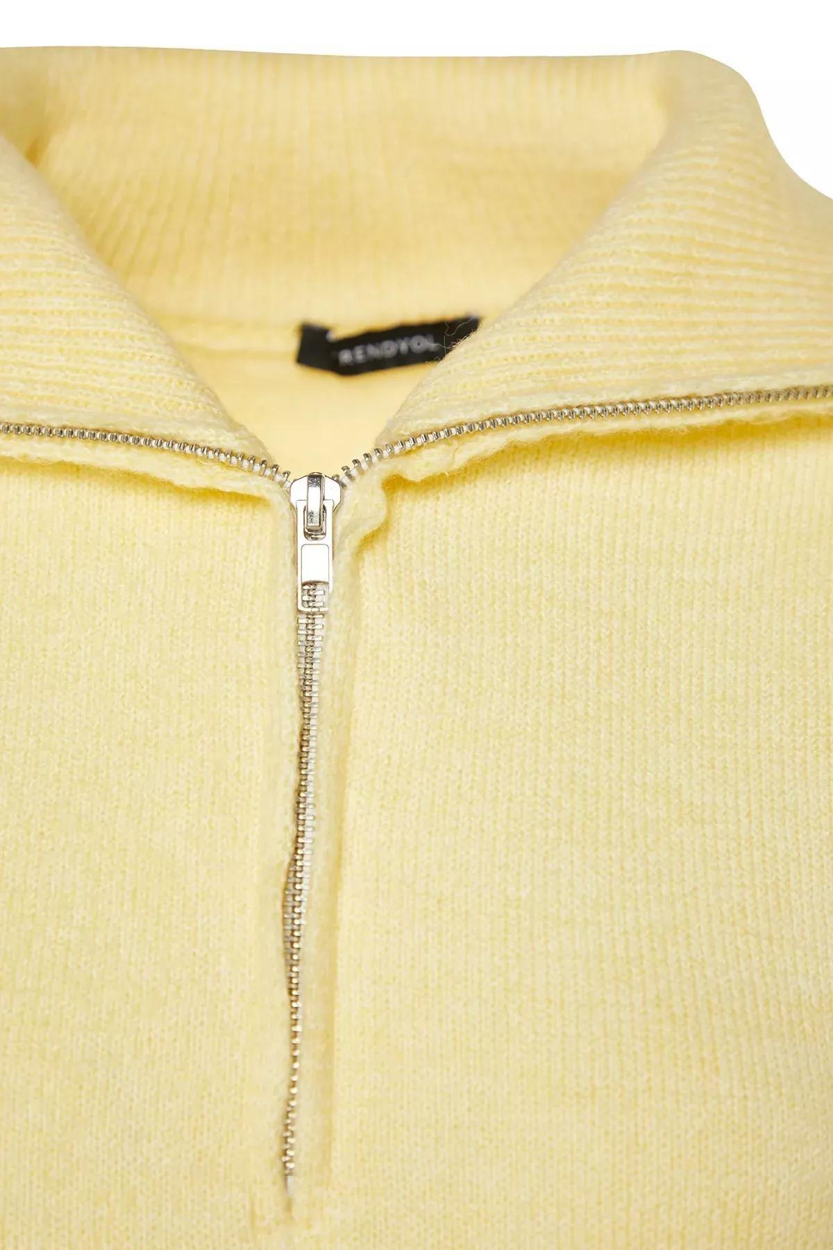 Yellow Oversize Sweater, , large image number 7