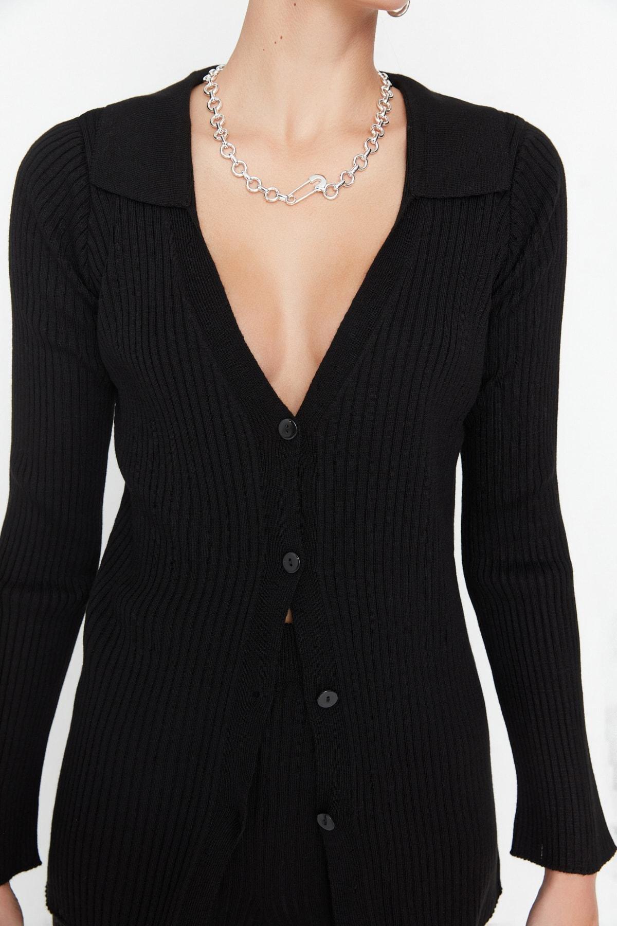Black Polo Neck Co-Ord Set, , large image number 3