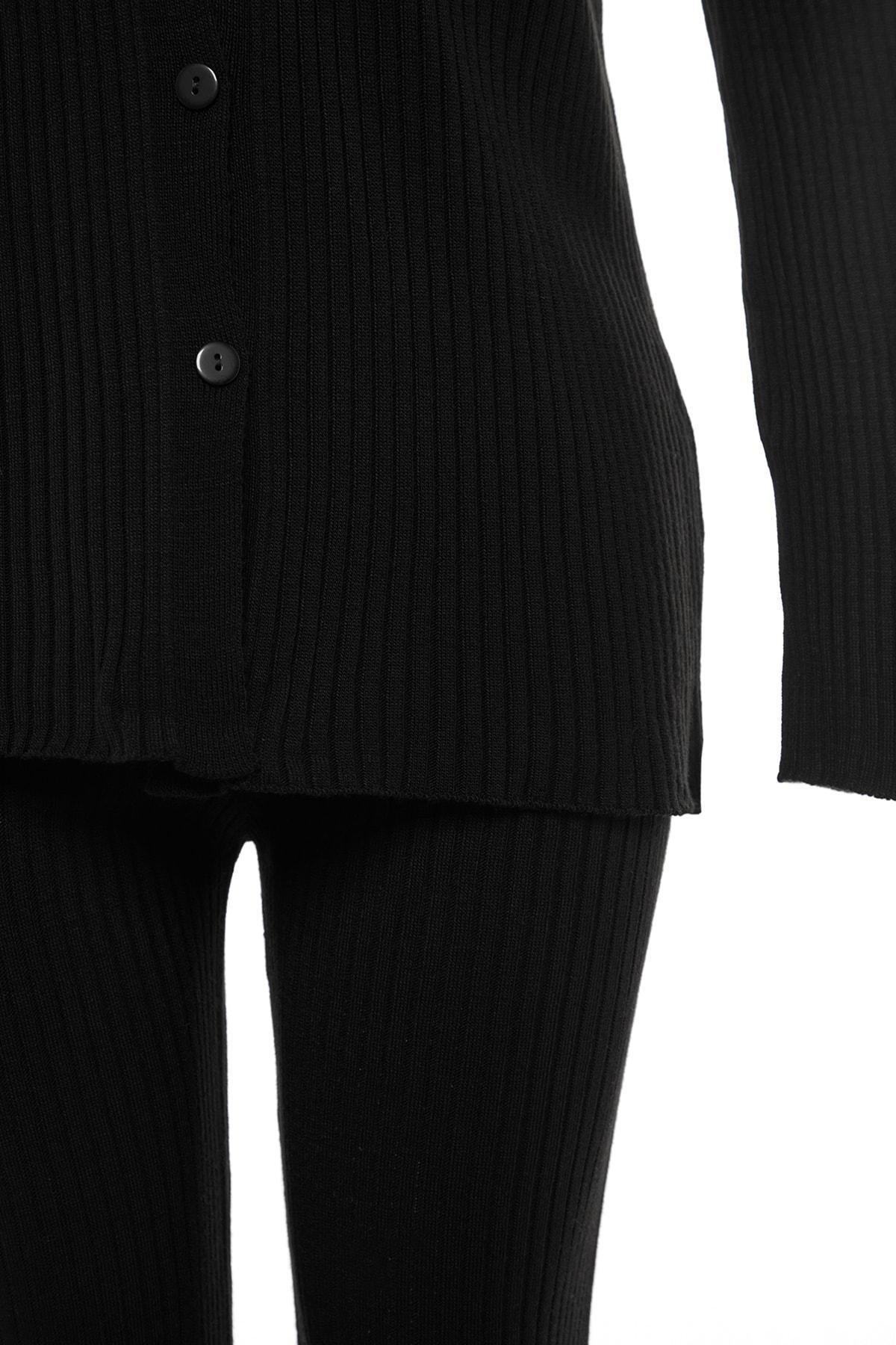 Black Polo Neck Co-Ord Set, , large image number 5