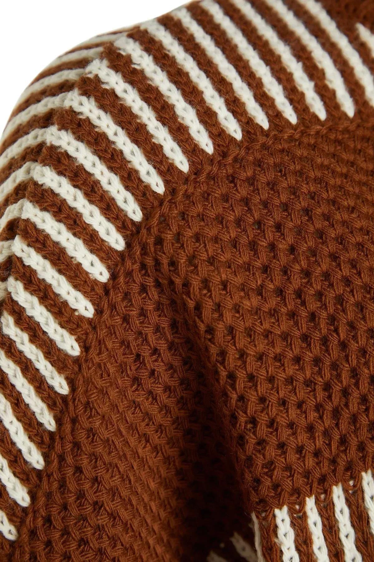 Brown Regular Sweater, Brown, large image number 7